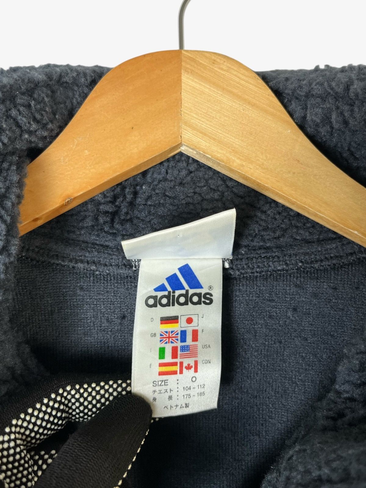 Adidas Vintage Adidas Fleece Anorak Pullover Jacket Size US L / EU 52-54 / 3 - 7 Thumbnail