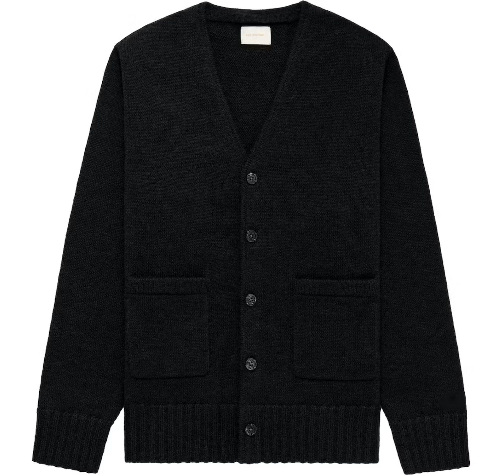 Image of Aime Leon Dore Mohair Cardigan - Jet Black - , Men's (Size 2XL)