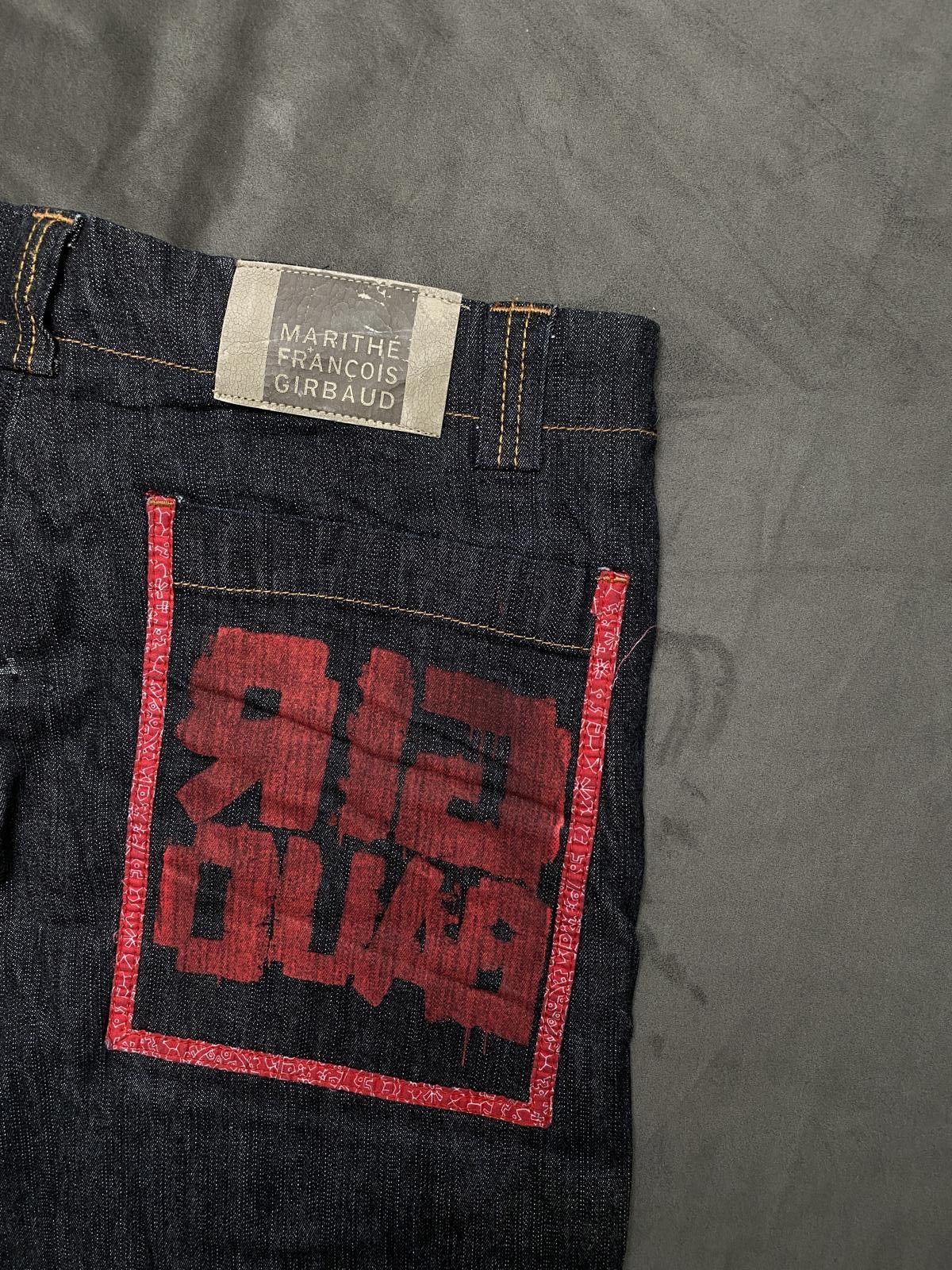 Marithe + Francois Girbaud 90s Marithe Francois Girbaud Spell Out Straps Baggy Shorts Size US 34 / EU 50 - 8 Thumbnail