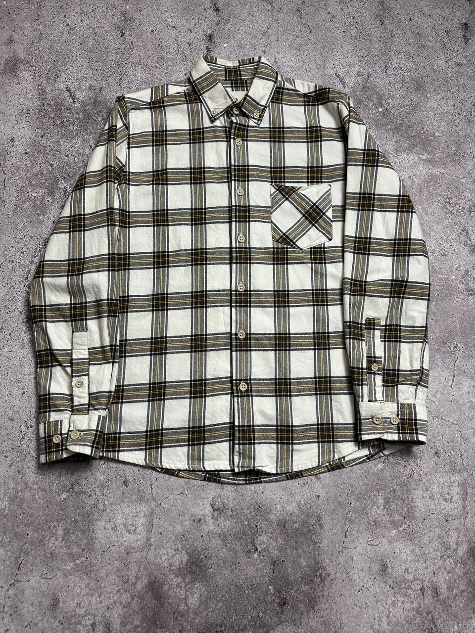 Folk Folk Clothing Shirt Mens Brown Ecru Denver Size 2 Size US M / EU 48-50 / 2 - 2 Thumbnail