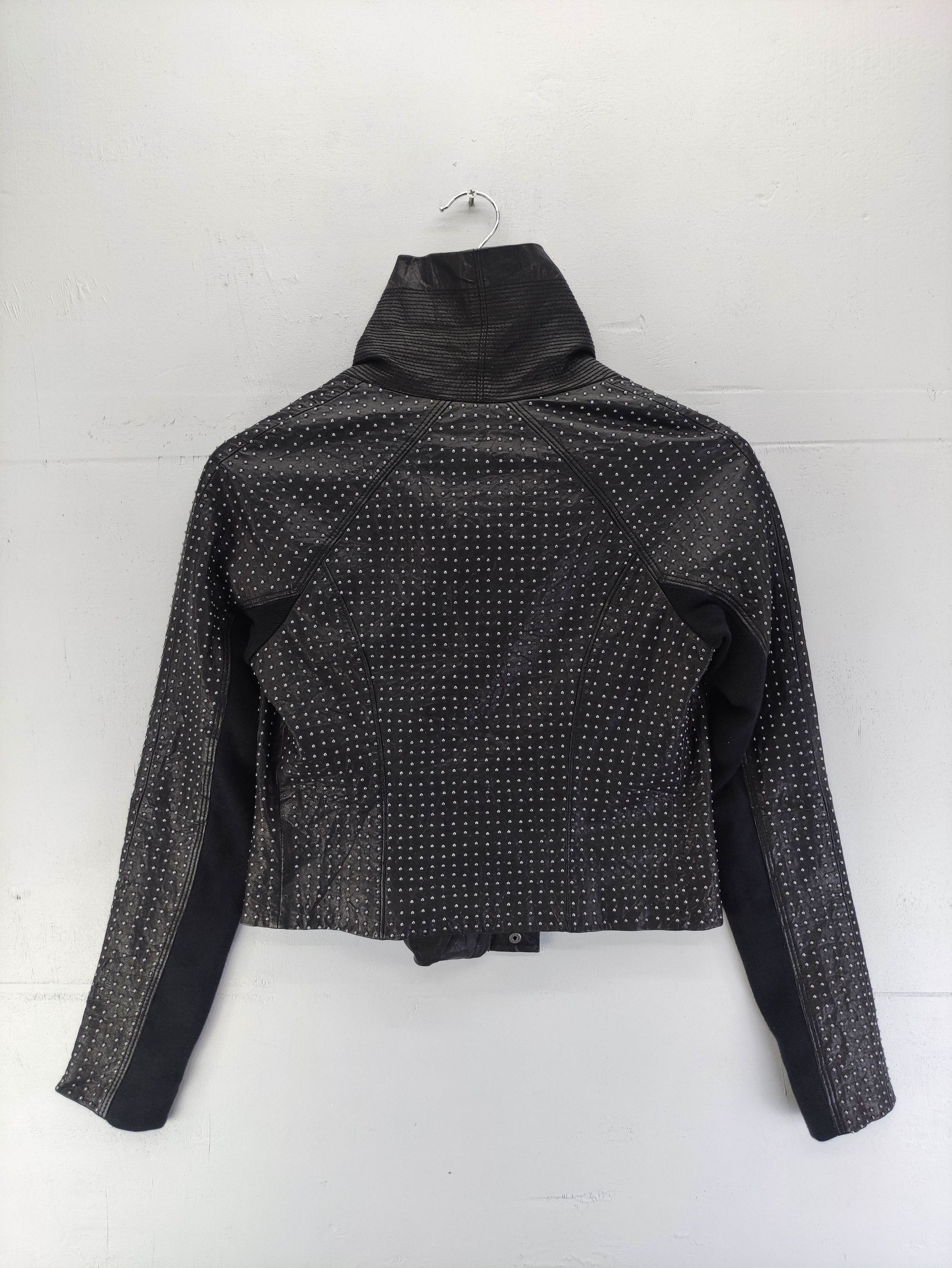 Yigal Azrouel Vintage Yigal Azrouel Leather Jacket Zipper Punk Style Size XXS / US 00 / IT 34 - 11 Thumbnail