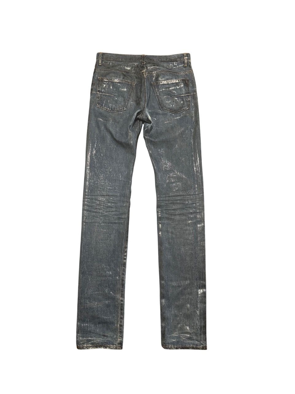 Hedi Slimane AW06 Dior Homme Blue Lusters Denim Size US 29 - 2 Thumbnail