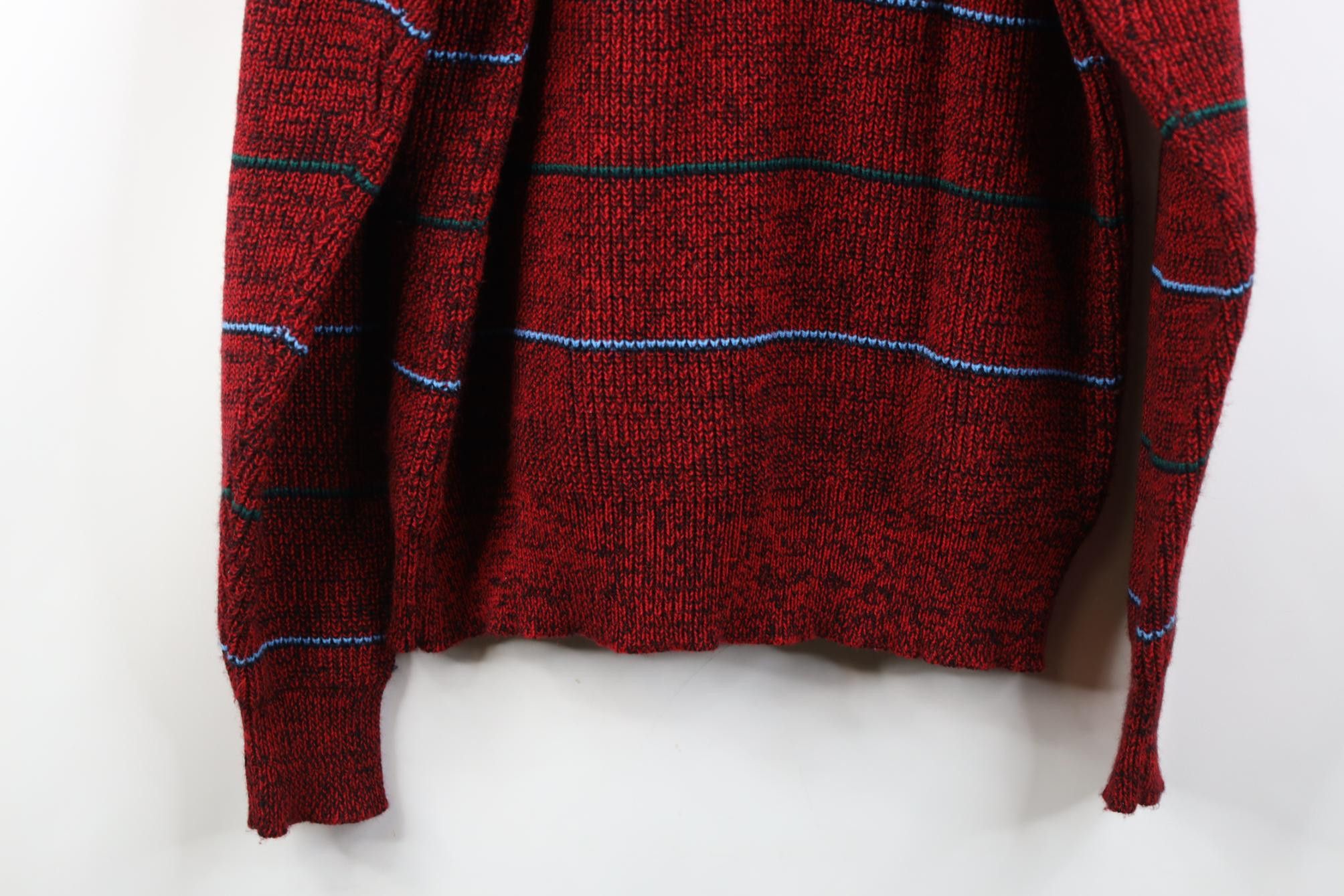 Vintage Vintage 90s Streetwear Chunky Ribbed Knit Crewneck Sweater Size L / US 10 / IT 46 - 10 Thumbnail