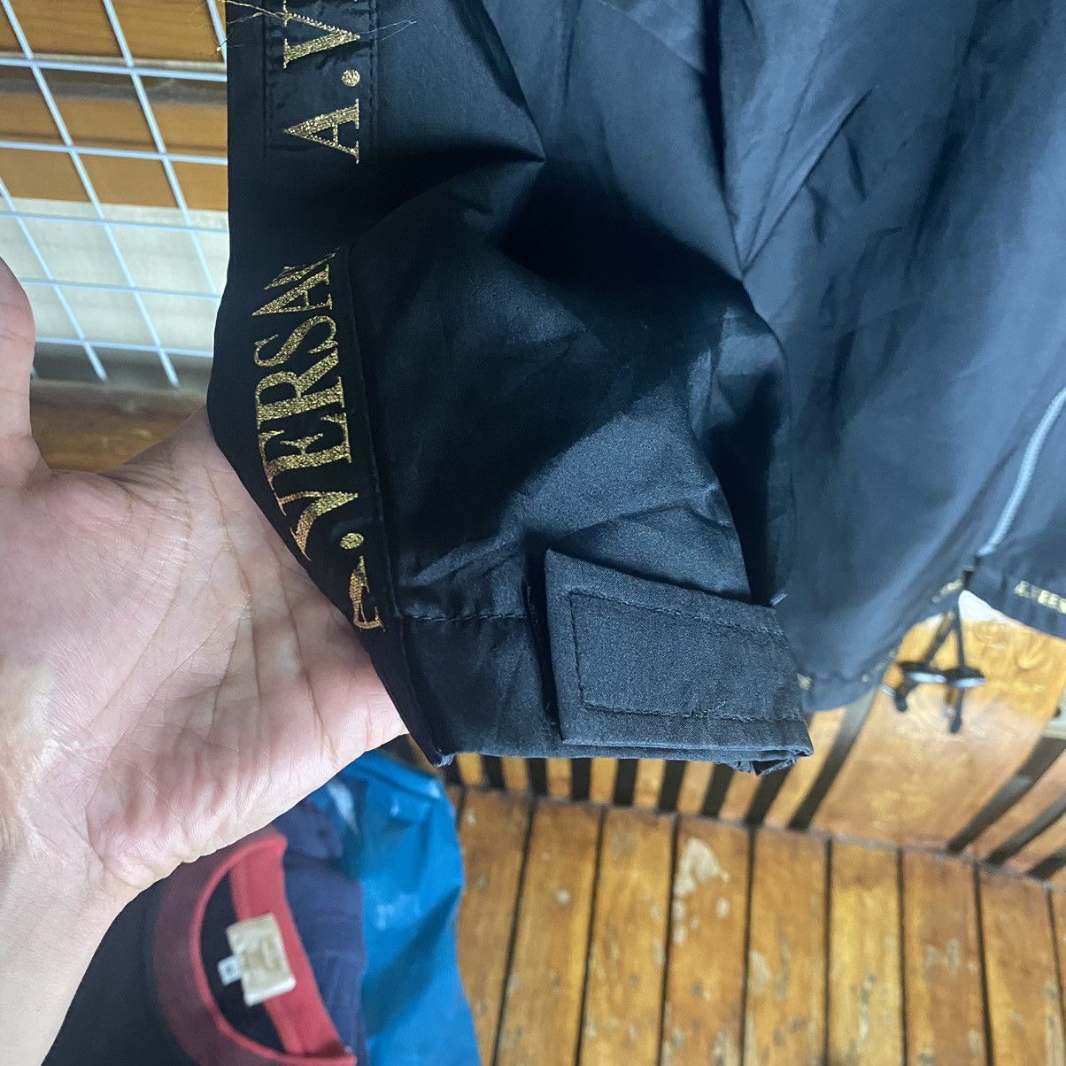 Vintage Vintage A.V. VERSACE Hoodie big logo MADUSA nice designer Size US L / EU 52-54 / 3 - 6 Thumbnail