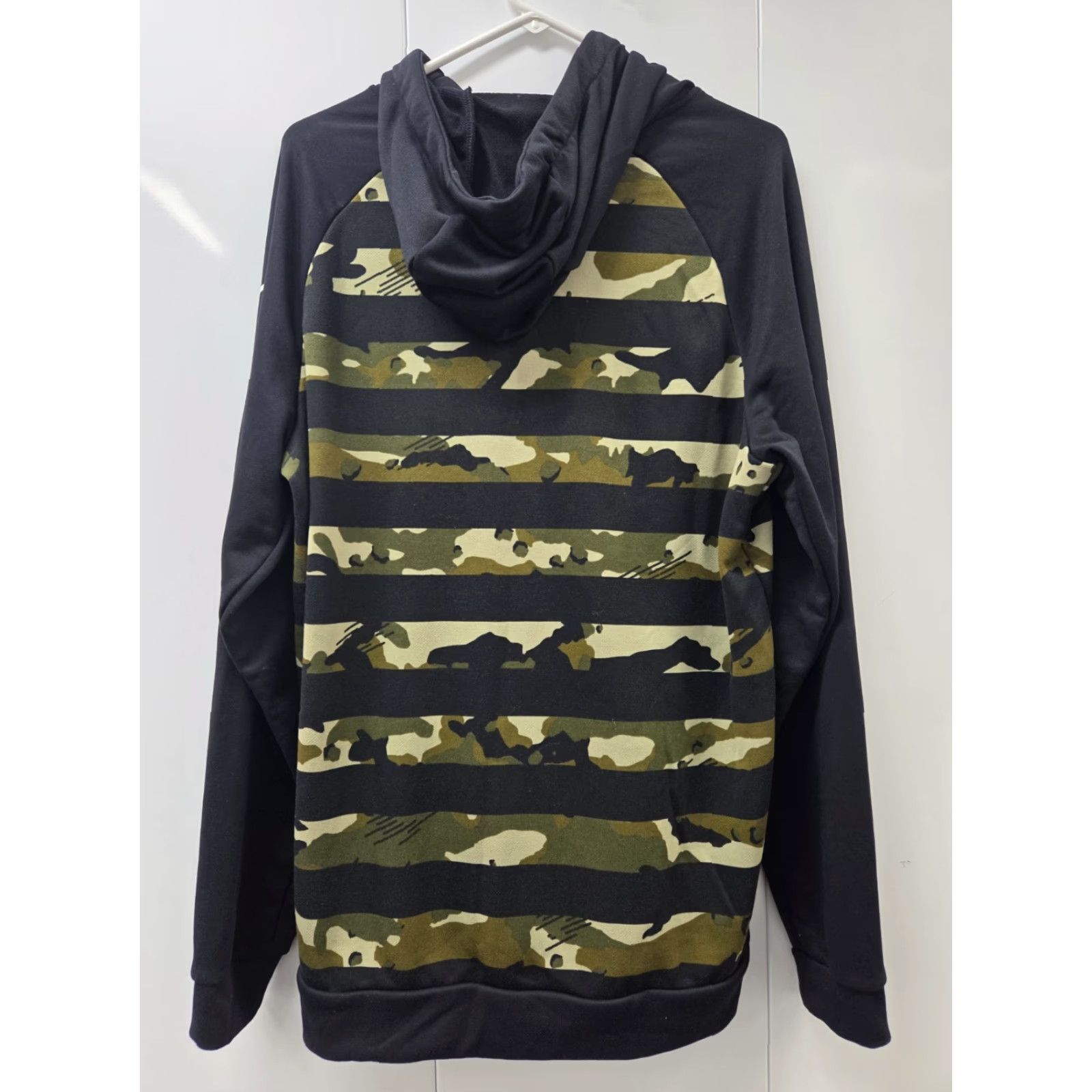 Nike Nike Dri-Fit Long Sleeve Hoodie Mens Black/Green Camo Pullover L Size US L / EU 52-54 / 3 - 2 Thumbnail