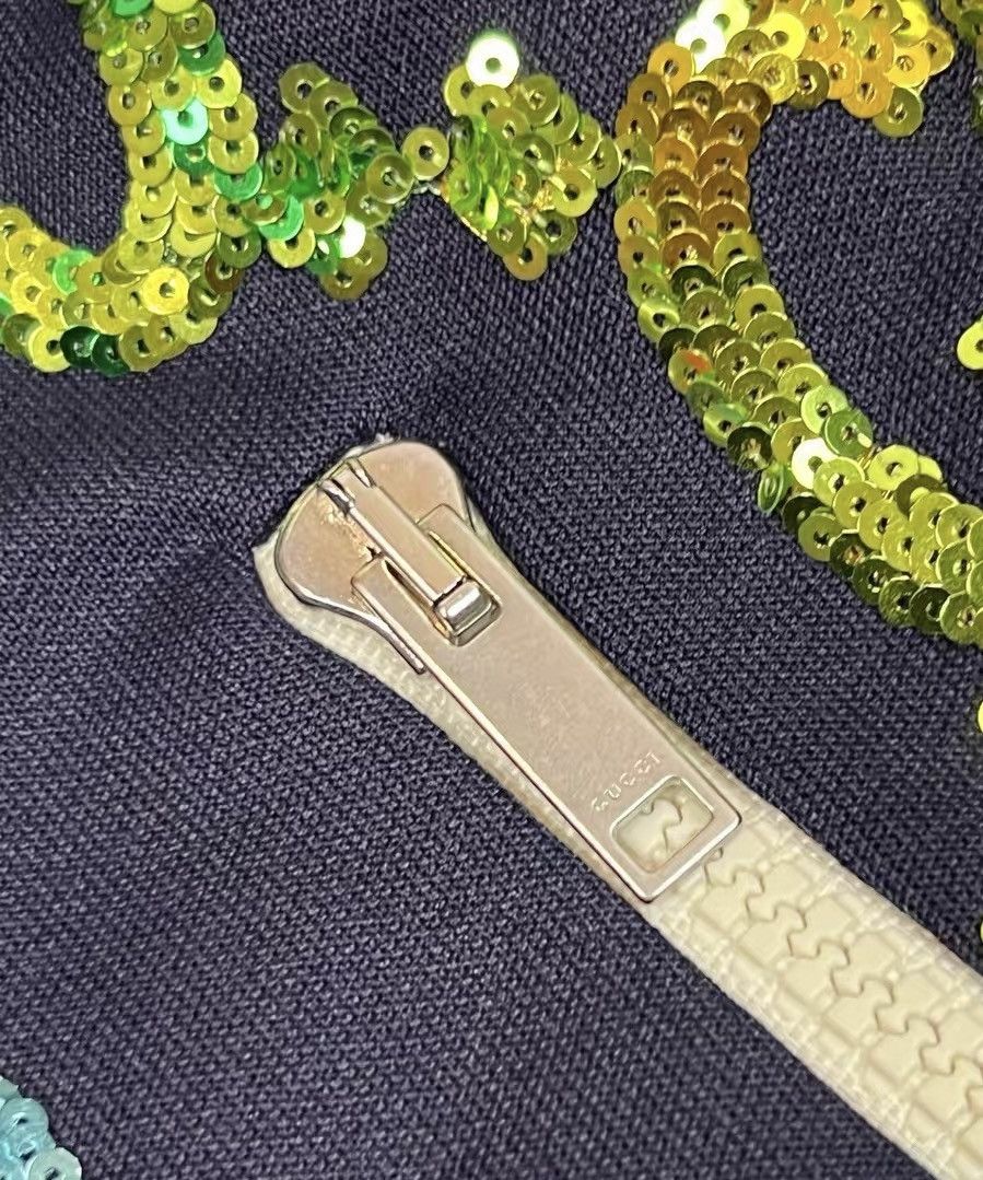 Gucci Gucci GG XS Rainbow Sequin Track Zipper Jacket Size XS / US 0-2 / IT 36-38 - 5 Thumbnail