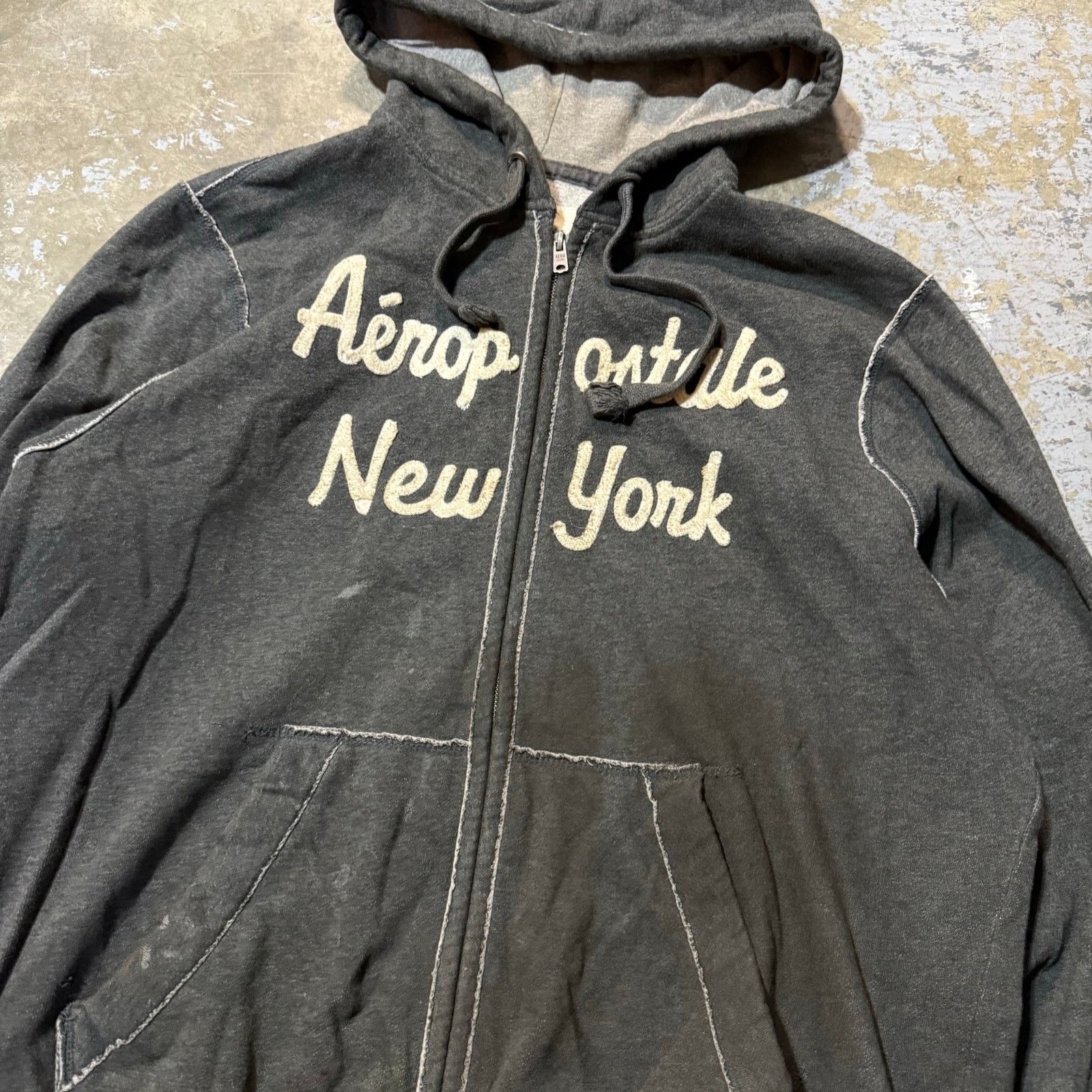 Aeropostale Y2K 2000’s Aeropostale Zip Up Hoodie 2XL Size US XXL / EU 58 / 5 - 5 Thumbnail