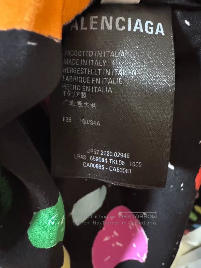 Balenciaga Balenciaga Valentine's Day Limited Colorful Heart Silk Dre Size XS / US 0-2 / IT 36-38 - 7 Thumbnail