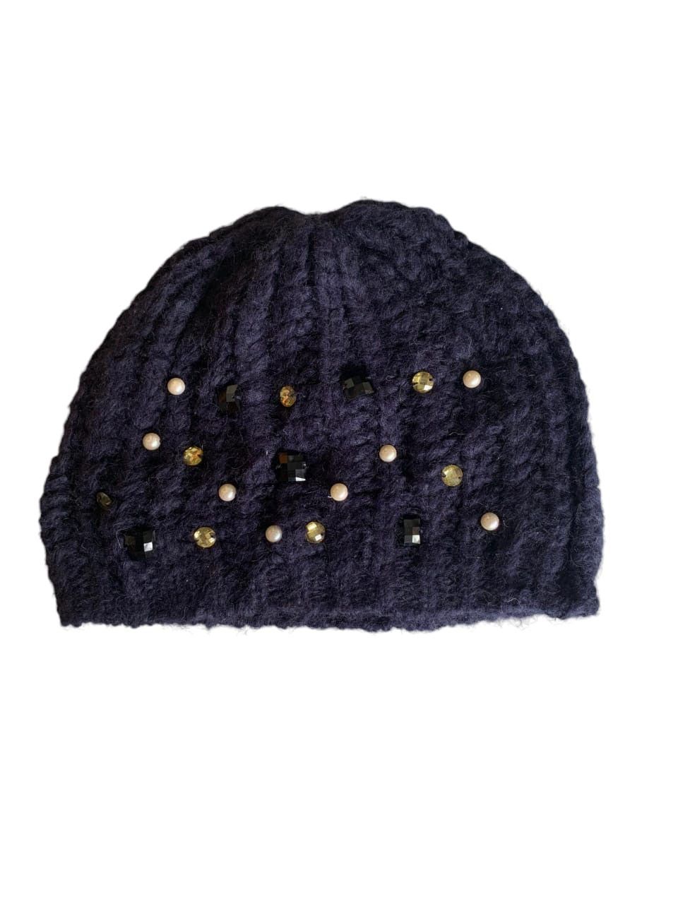 Hysteric Glamour × Japanese Brand Harris Paris Punk Bondage Style Knit Beanie Hats Size ONE SIZE - 6 Thumbnail