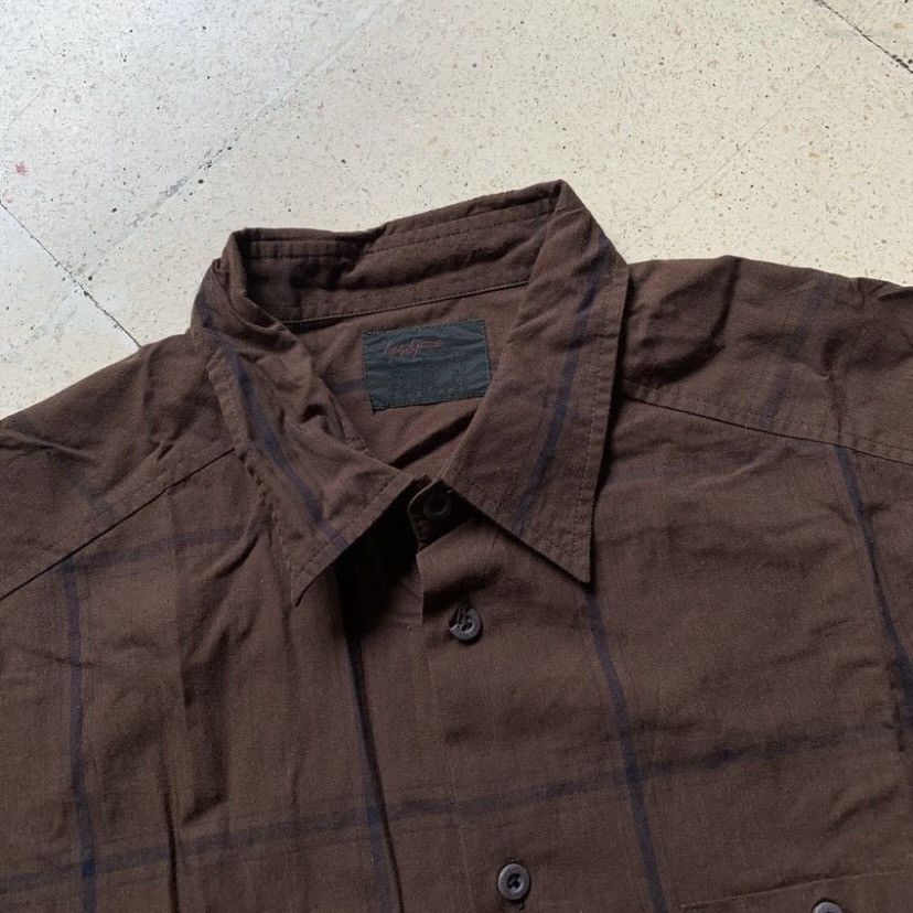 Yohji Yamamoto VINTAGE 90s YOHJI YAMAMOTO A.A.R BUTTON UP SHIRT Size US L / EU 52-54 / 3 - 4 Thumbnail