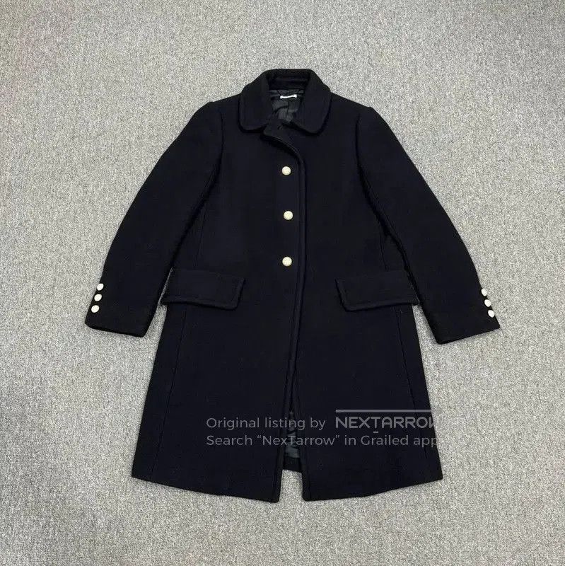 Miu Miu Miu Miu Black Wool Women's Coat Size S . Size S / US 4 / IT 40 - 1 Thumbnail