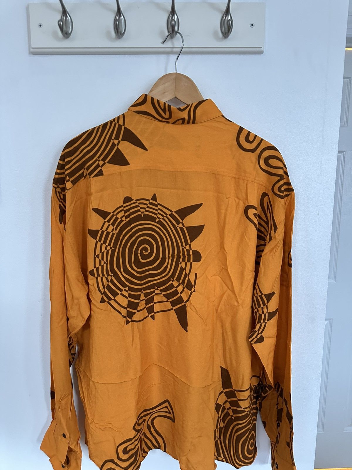 Jacquemus Jacquemus Le Rapha Orange button up shirt Size US M / EU 48-50 / 2 - 8 Thumbnail