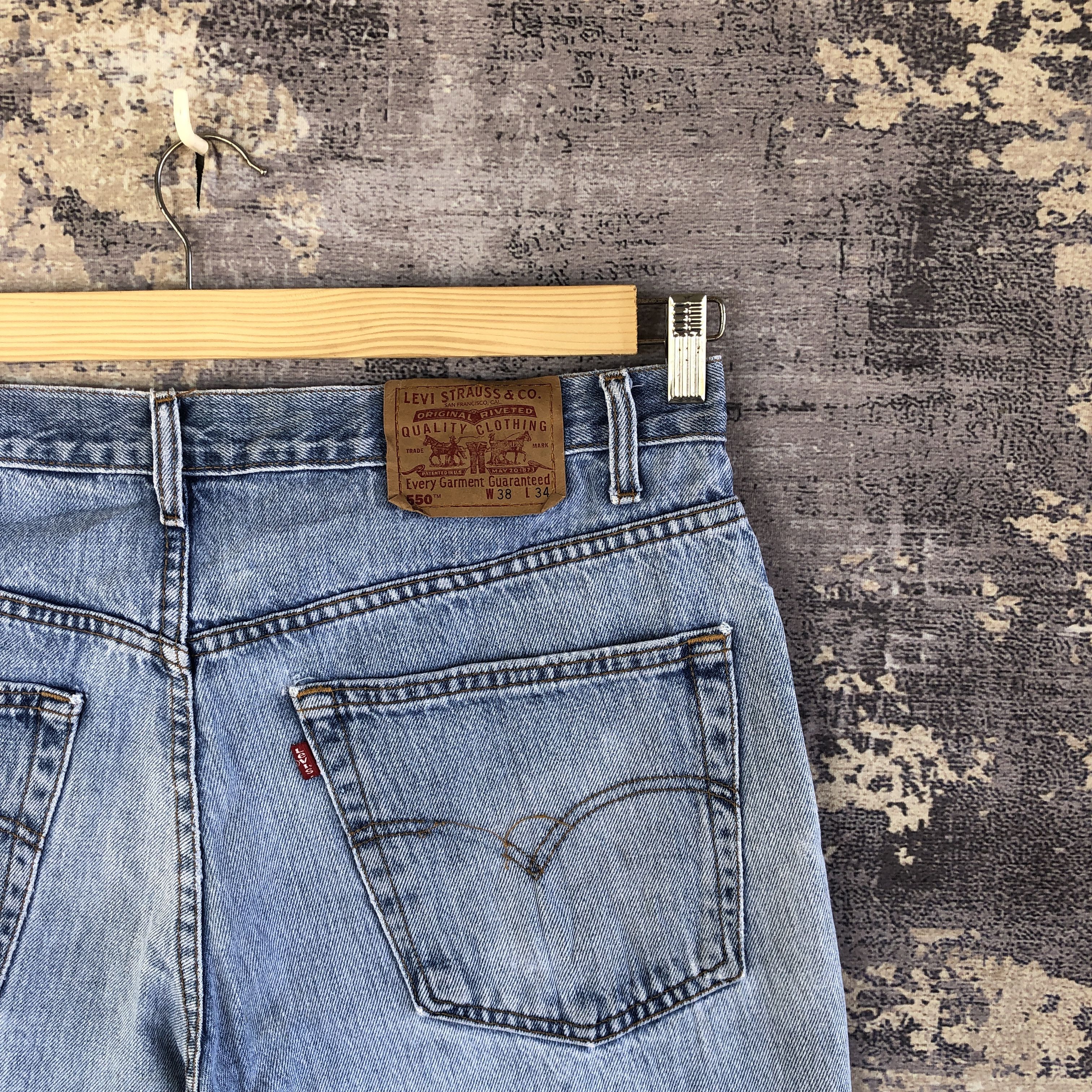 Levi's Vintage Levi's 550 Distressed Blue Jeans Denim Pants Size US 36 / EU 52 - 5 Thumbnail