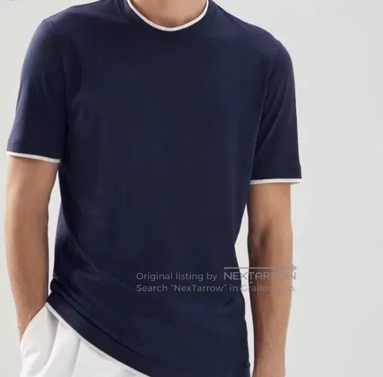 Brunello Cucinelli Brunello Cucinelli Men's Short Sleeve T-Shirt. Size US M / EU 48-50 / 2 - 1 Thumbnail