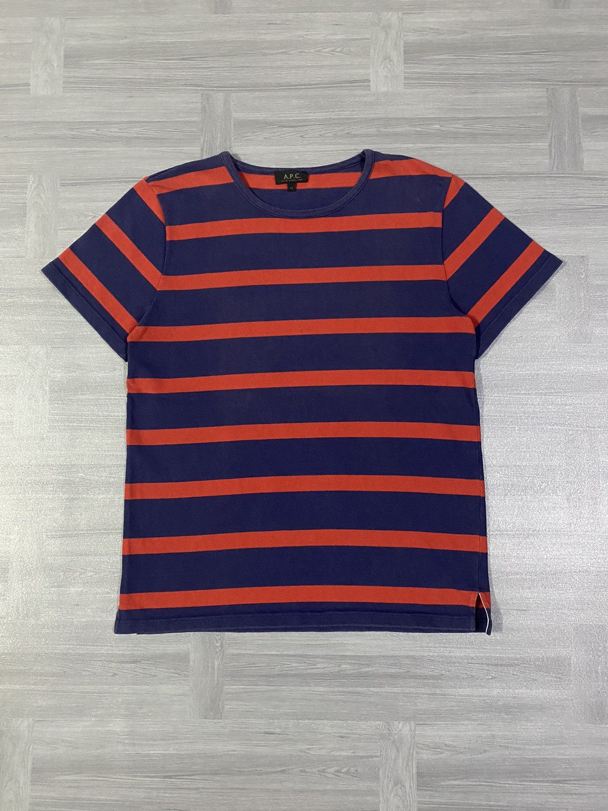 A.P.C. A.P.C Striped Tee Size US M / EU 48-50 / 2 - 1 Thumbnail