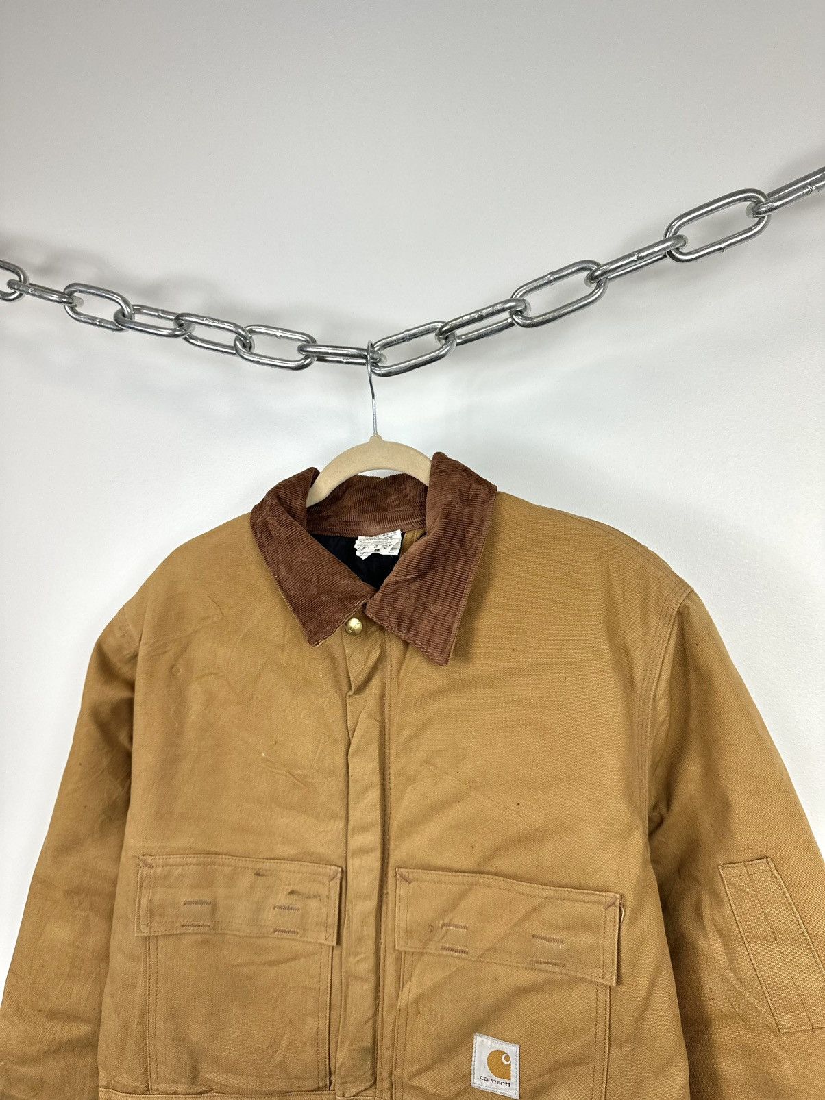 Carhartt Vintage 90s Carhartt USA Lined Utility Arctic Detroit Jacket Size US L / EU 52-54 / 3 - 3 Thumbnail