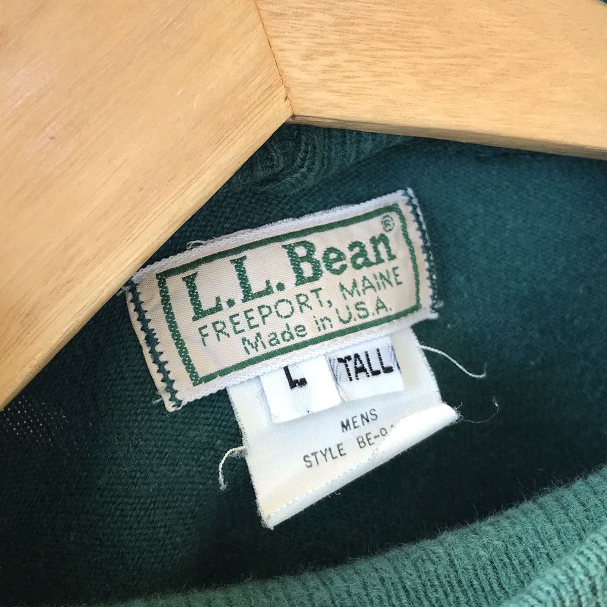 L.L. Bean × Vintage L.L Bean USA Vintage 1990s Turtle Neck Outdoor Sweatshirt Size US L / EU 52-54 / 3 - 10 Thumbnail