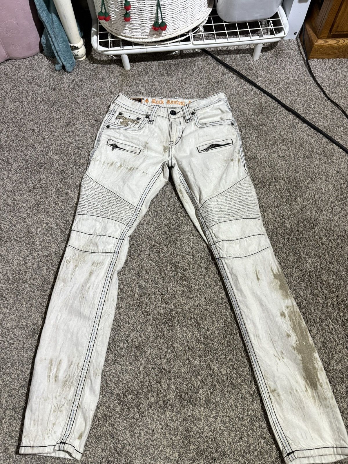 Rock Revival Rock revival stained style pants Size US 30 / EU 46 - 1 Thumbnail