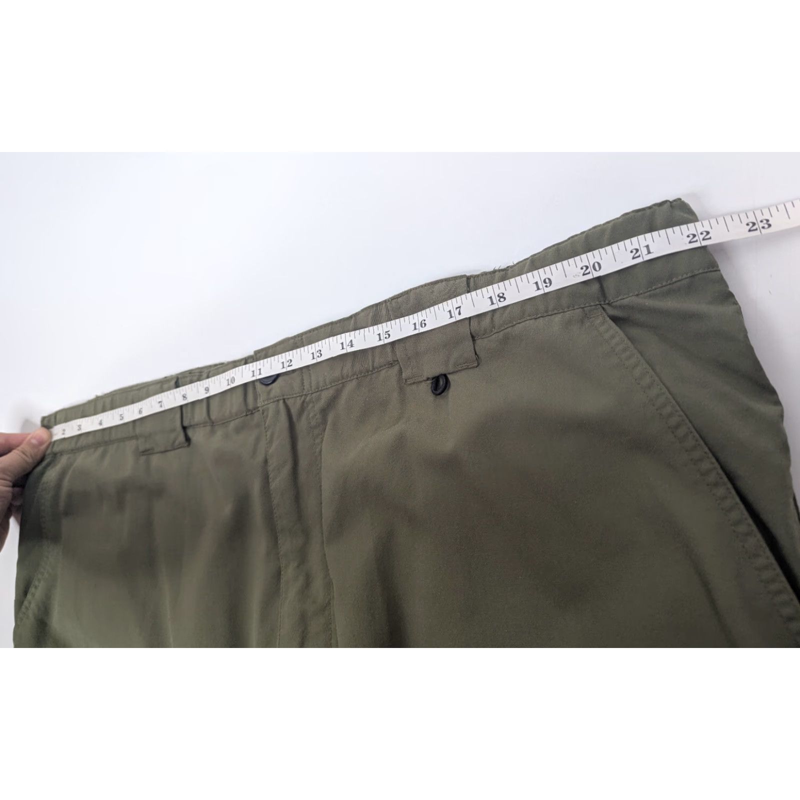 Vintage Boy Scouts of America Shorts Cargo Relaxed Men XL Green Nylon Cargo Pocket Front Flat Front Size US 36 / EU 52 - 6 Thumbnail