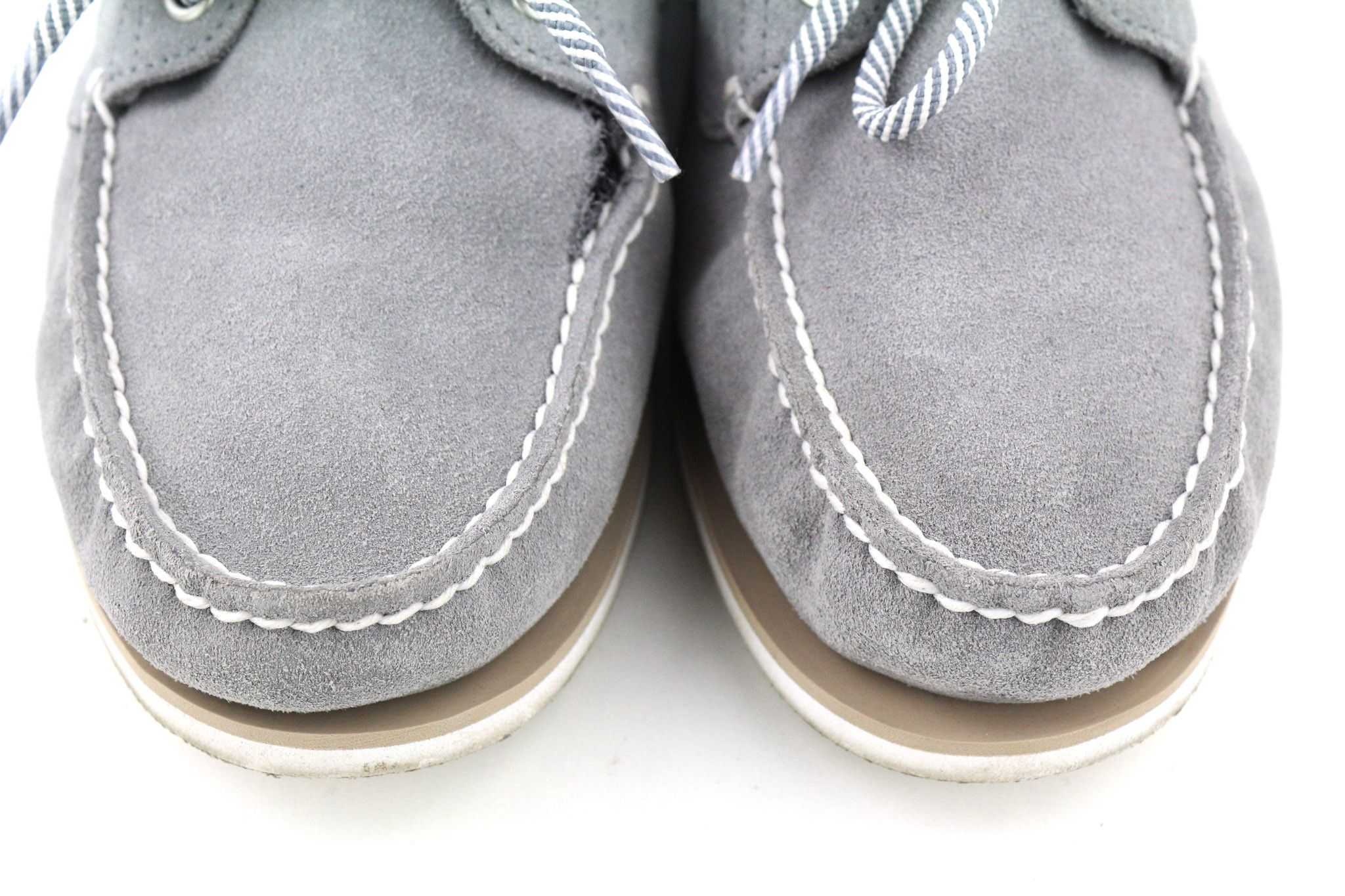 Timberland A43W1 UK10.5 Grey Leather Slip On Loafer 81009 Size US 11 / EU 44 - 4 Thumbnail