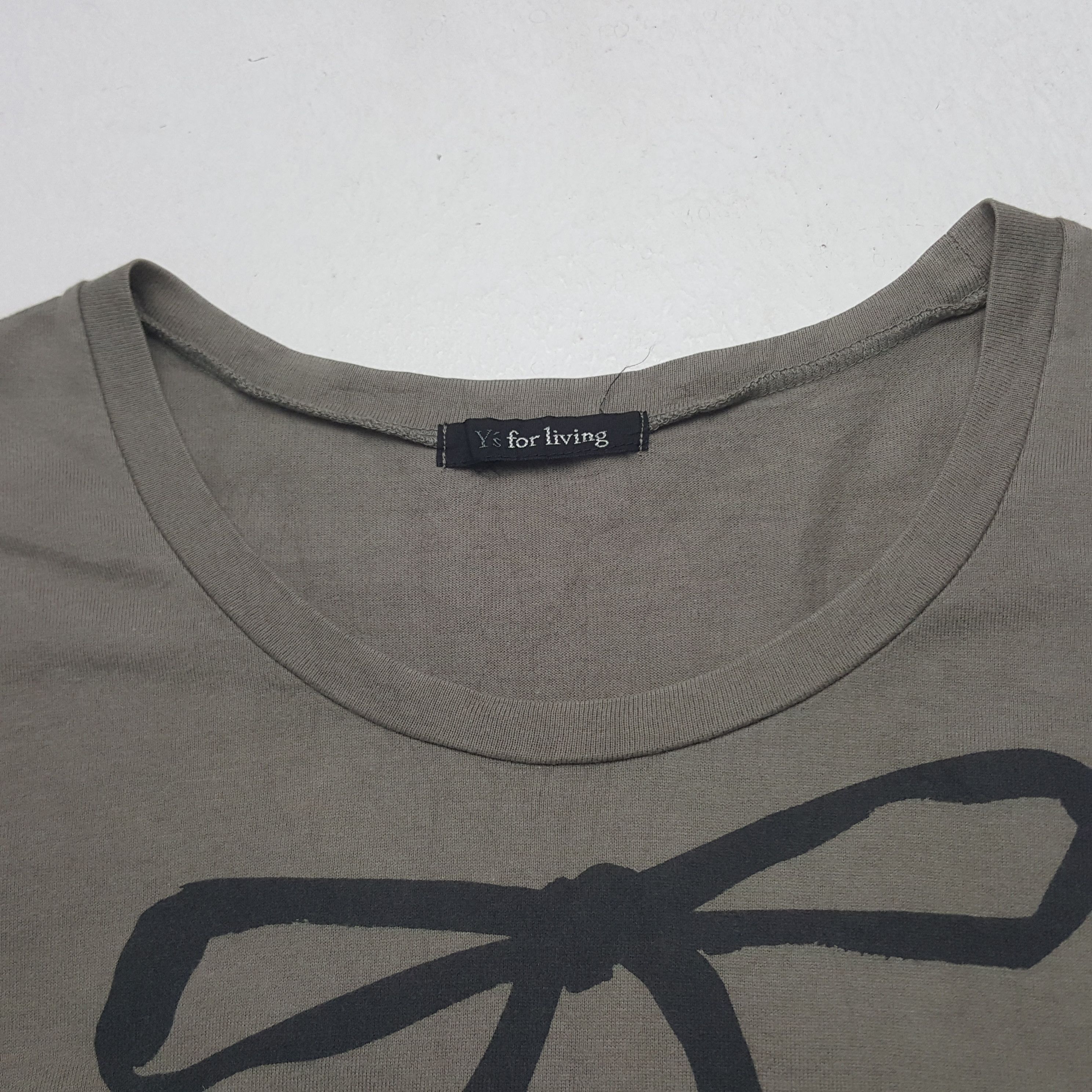 Y's Vintage Y's For Living by Yohji Yamamoto Tshirt Size US XS / EU 42 / 0 - 4 Thumbnail