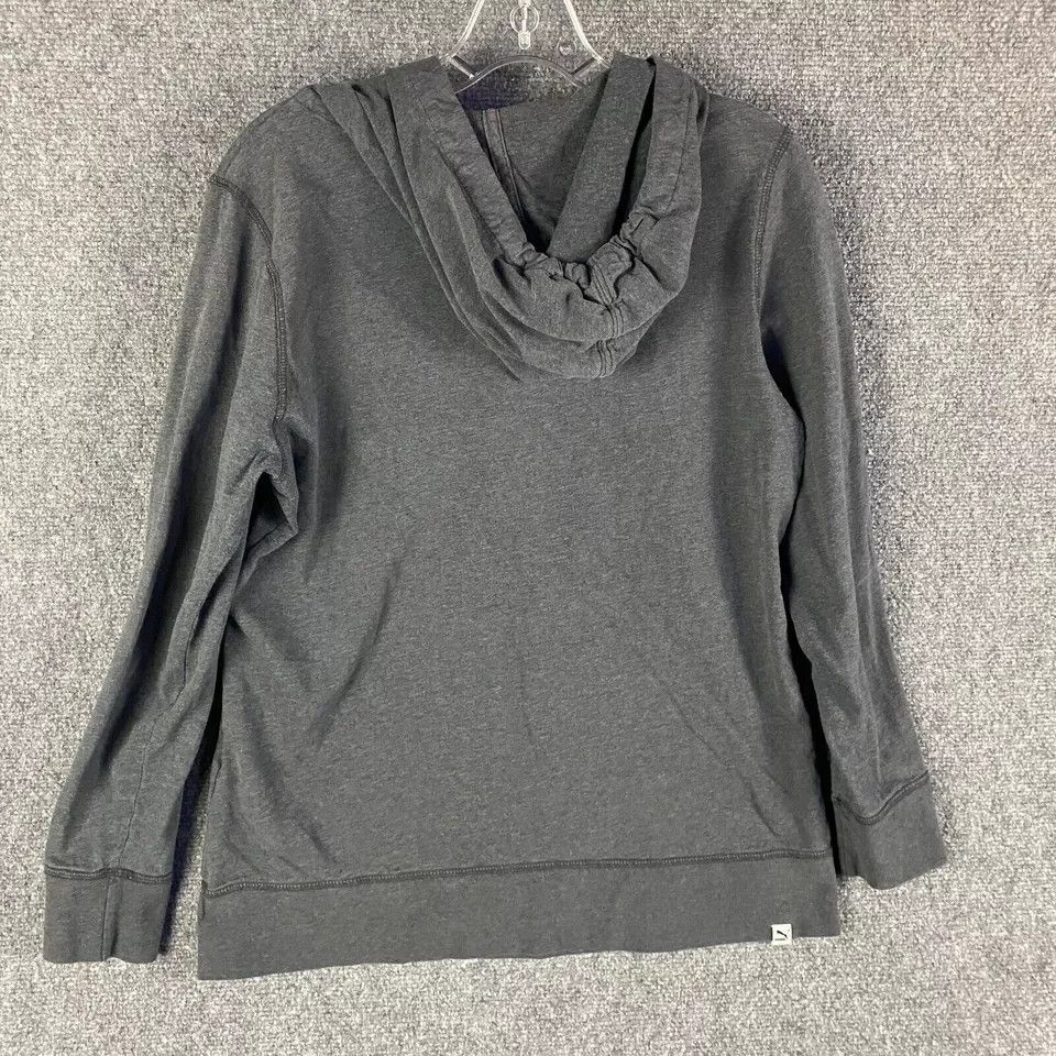 Puma Puma Hoodie Women's XL Gray Henley Pullover Drawstring Size XL / US 12-14 / IT 48-50 - 8 Thumbnail
