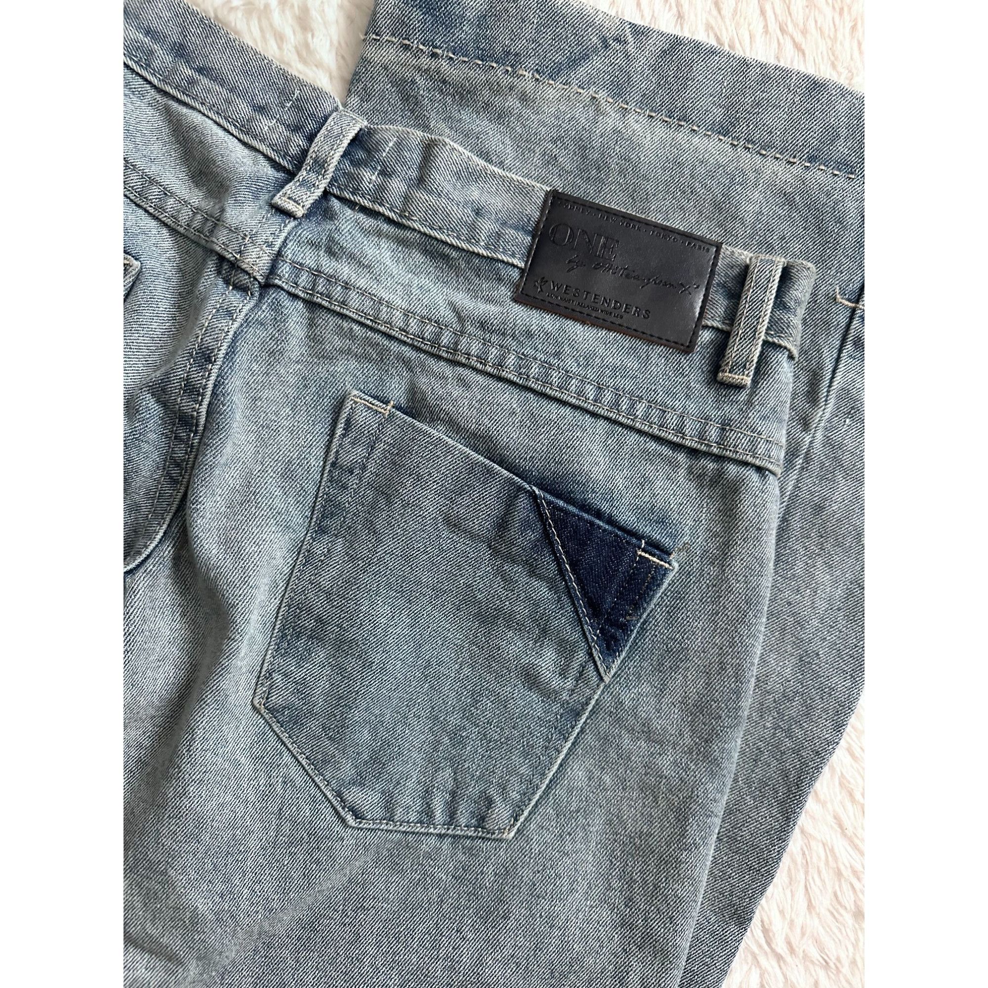 One Teaspoon one x oneteaspoon westenders low waist relaxed wide leg jean Size 27" / US 4 / IT 40 - 4 Thumbnail