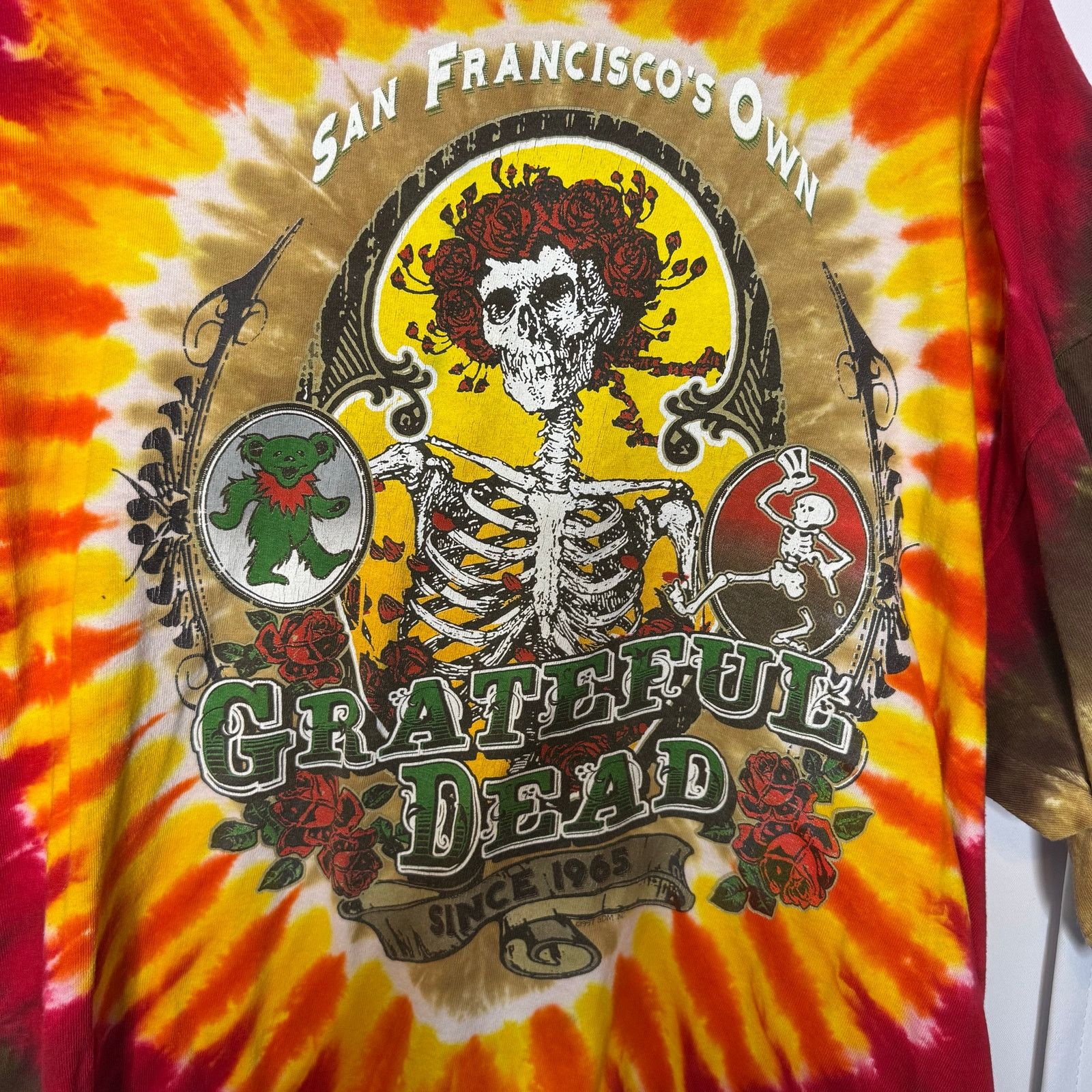 Liquid Blue Grateful Dead Tie Dye Tee Shirt Liquid Blue XL Bear Retro Size US XL / EU 56 / 4 - 4 Thumbnail