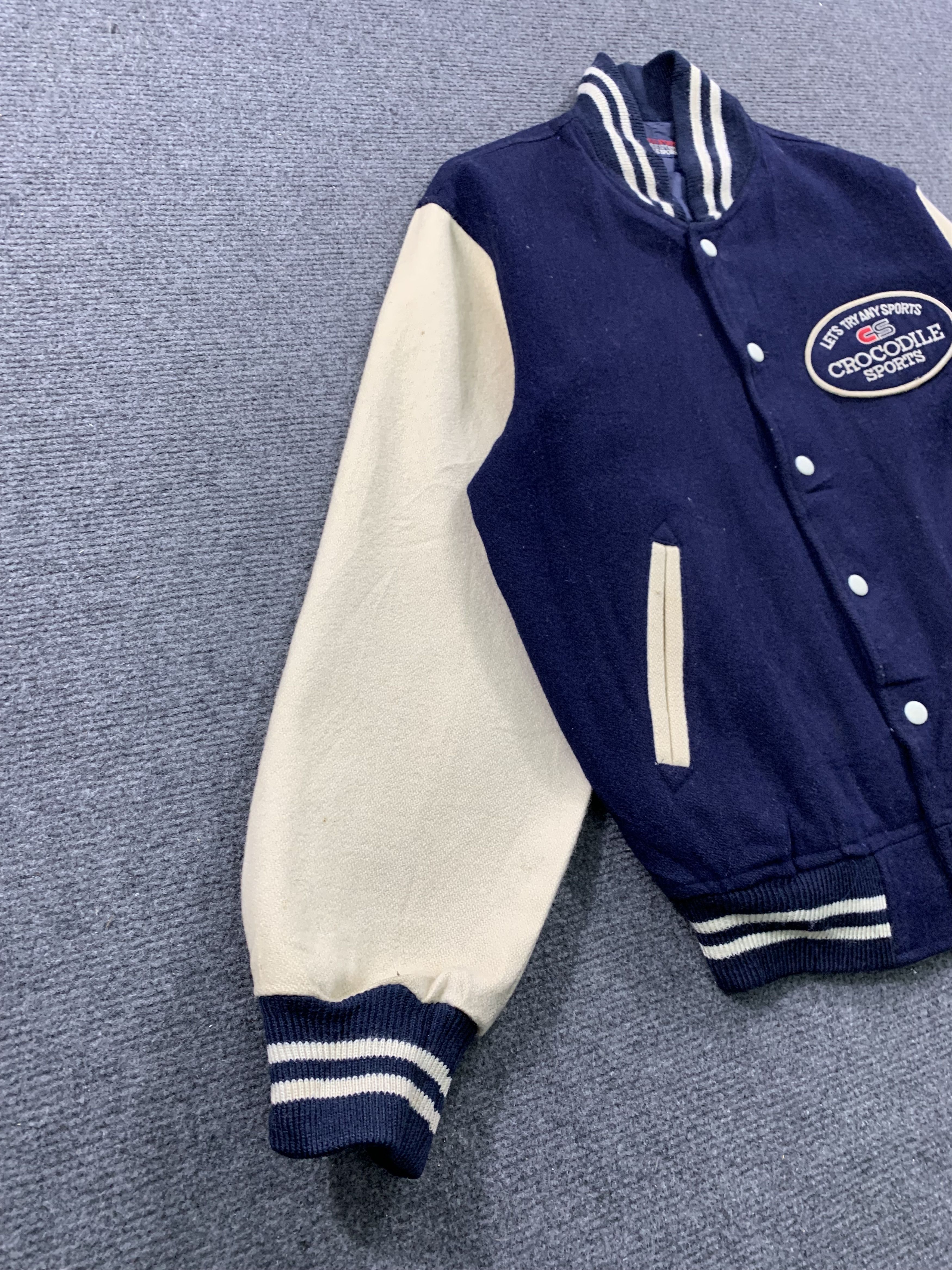 Japanese Brand Vintage Crocodile Varsity Jacket Size US M / EU 48-50 / 2 - 5 Thumbnail