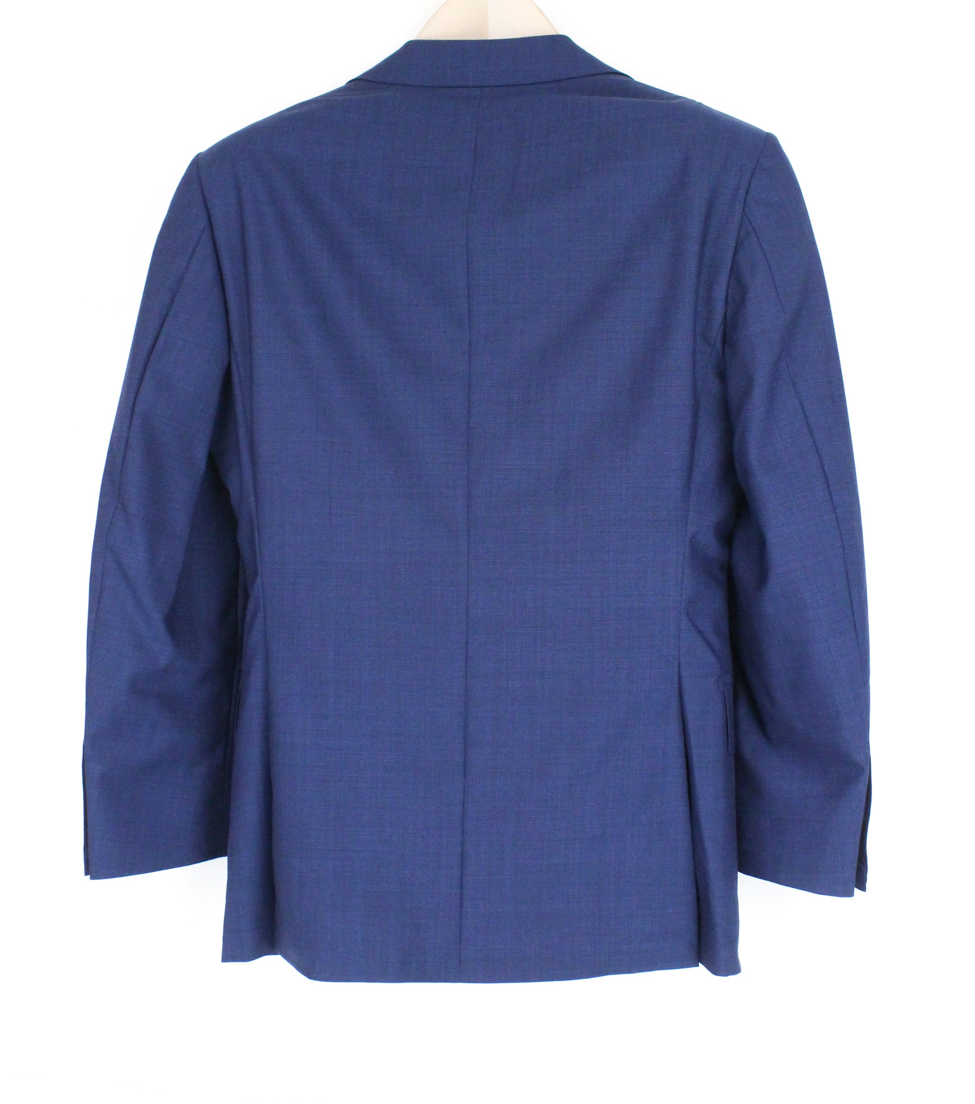 Suitsupply NAPOLI UK32R Blue Melange Wool Blazer 67510 Size 34S - 2 Thumbnail