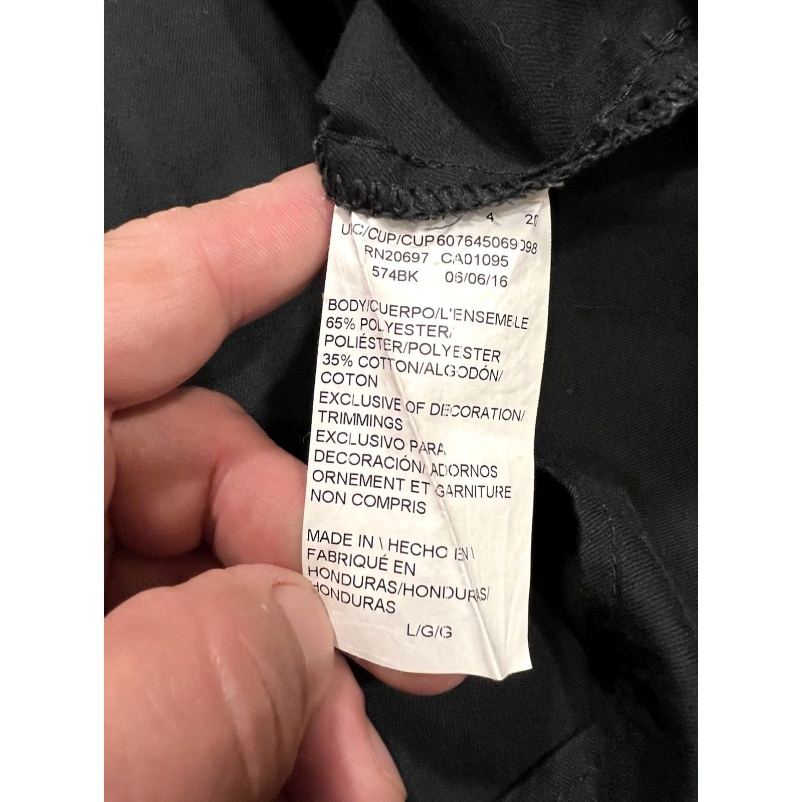 Dickies Dickies Black Long Sleeve Shirt Mens L Twill Work Shirt Uniform Mechanic Size US L / EU 52-54 / 3 - 7 Thumbnail