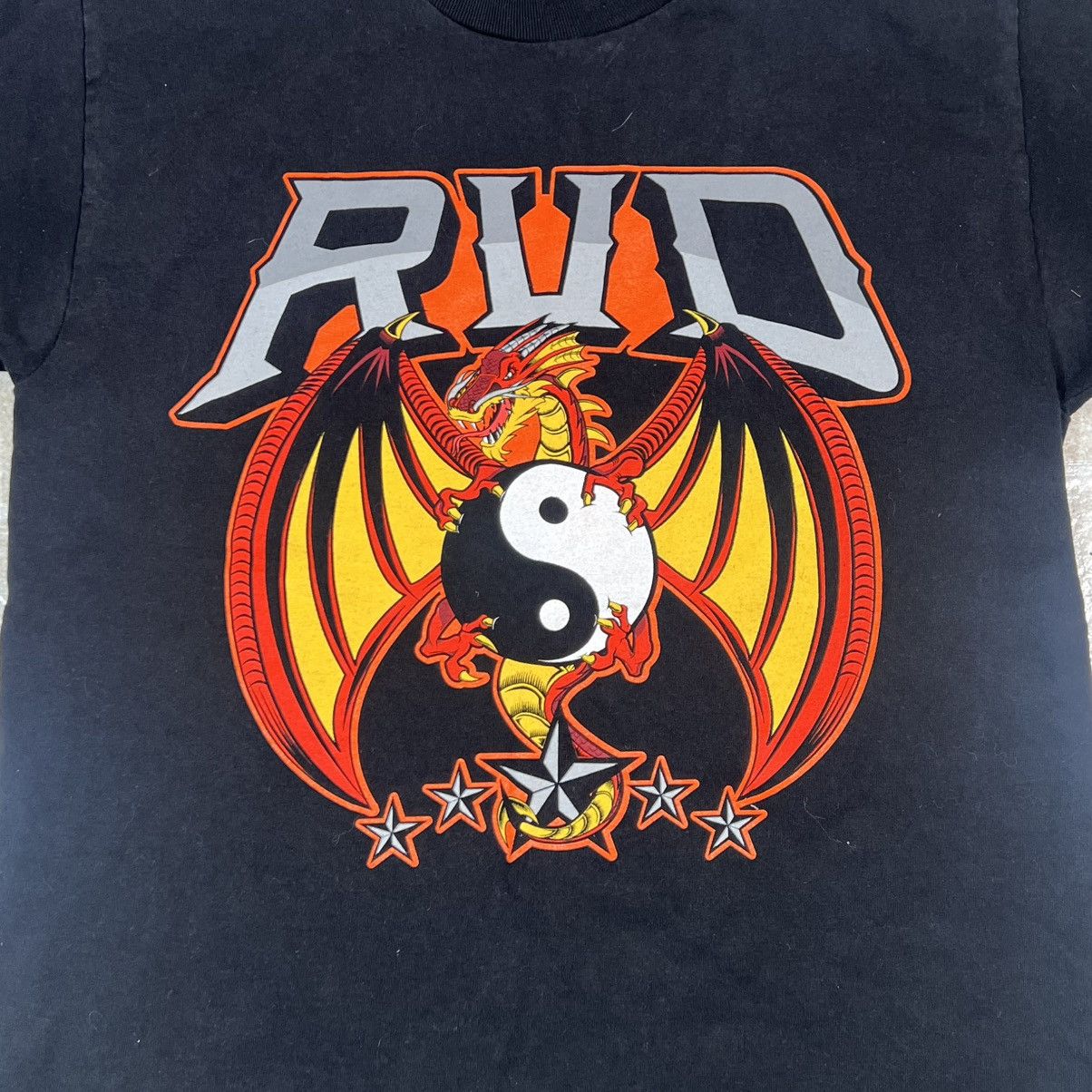 WWE WWE Rob Van Dam Shirt Yin-Yang Dragon Dam It Good To Be Back Size US M / EU 48-50 / 2 - 2 Thumbnail