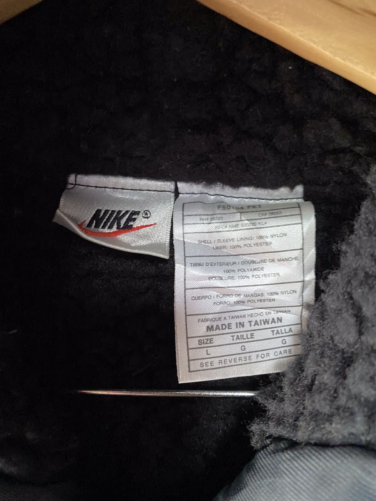 Nike × Vintage Nike puffer long jacket big logo with hoodie (J3) Size US L / EU 52-54 / 3 - 6 Thumbnail