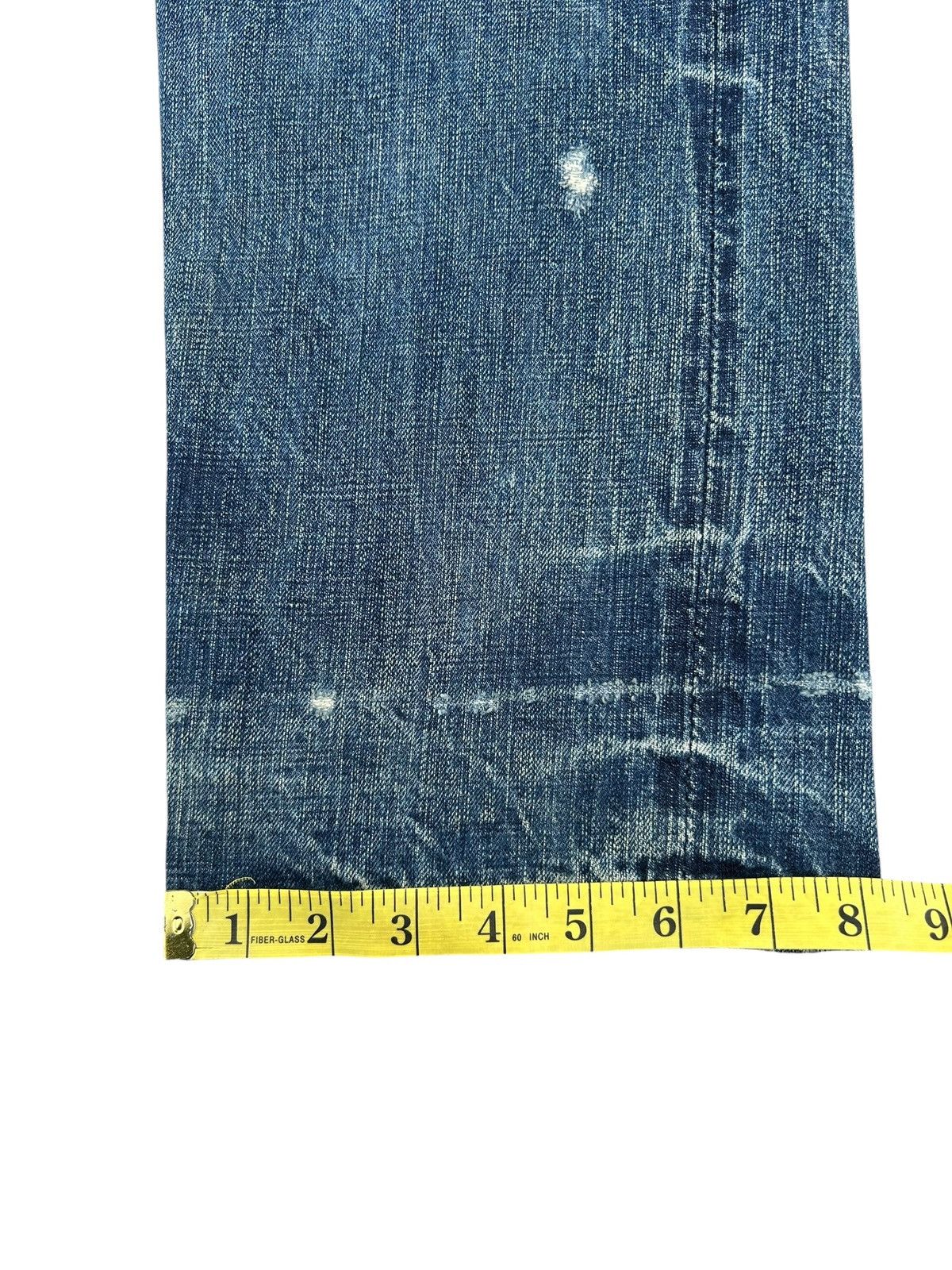 Kapital Vintage Japanese Brand Selvedge Distressed Repair Denim Jean Size US 33 - 25 Thumbnail