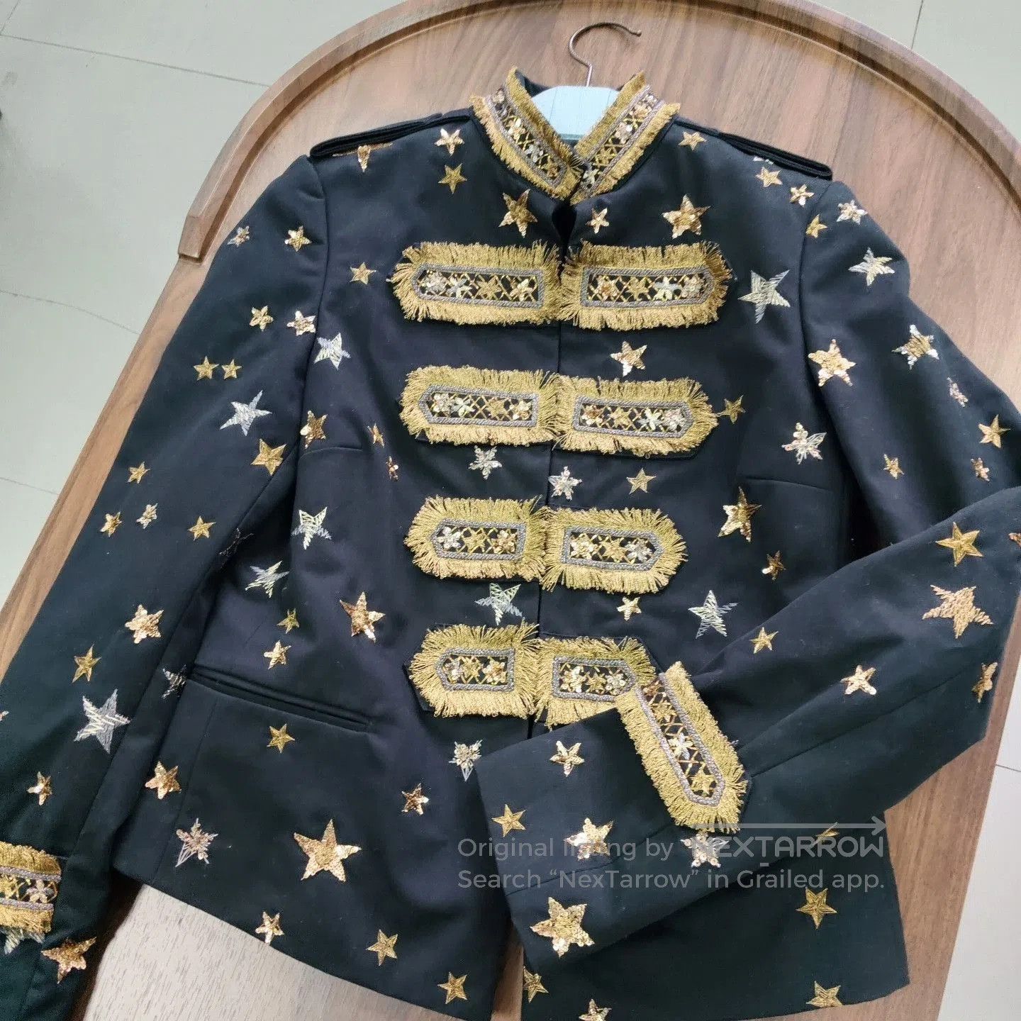 Valentino Valentino Gold Star Embroidery Coat. Size S / US 4 / IT 40 - 1 Thumbnail