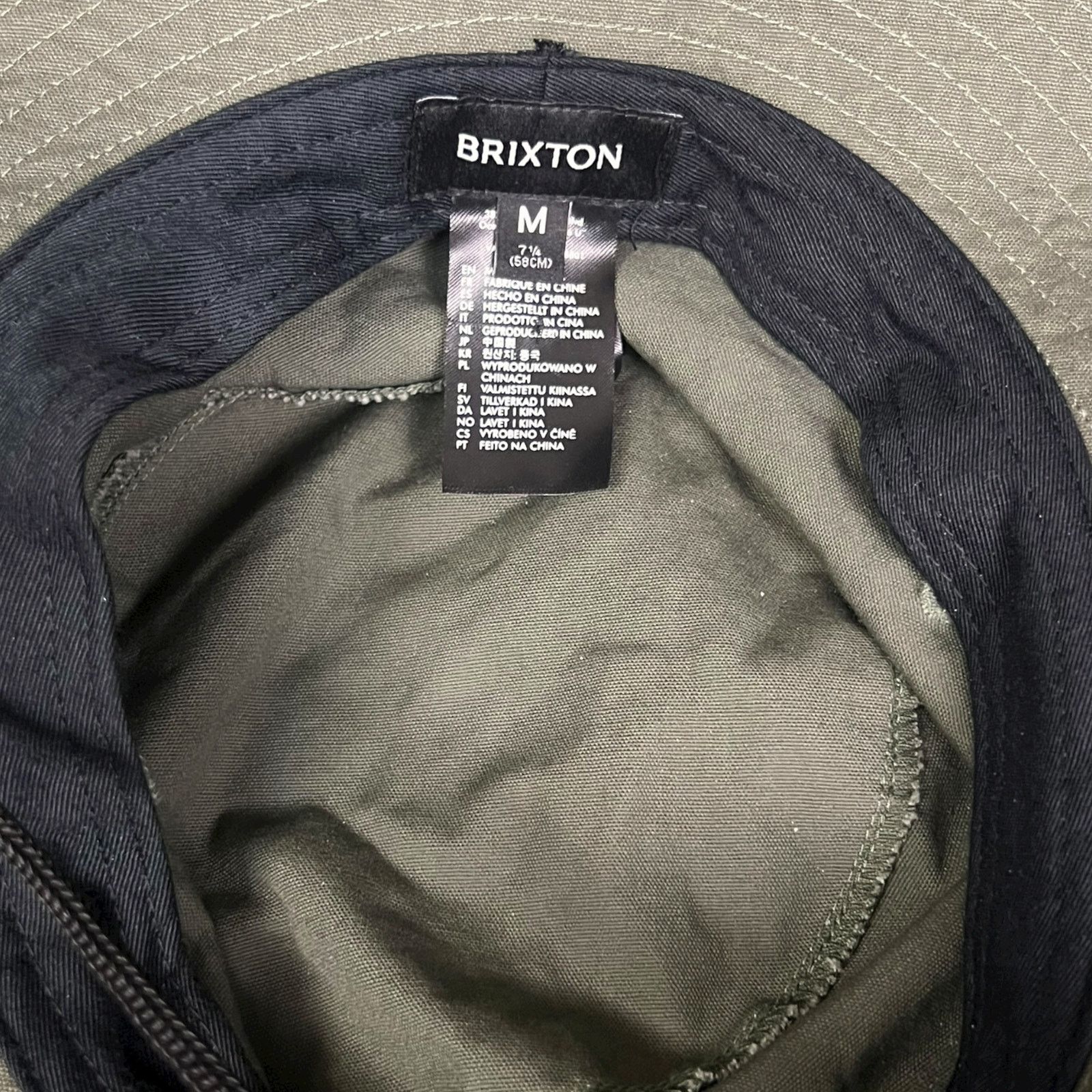 Brixton Men's Brixton Olive Green Hiking Boonie Adventure Hat - Med Size ONE SIZE - 5 Thumbnail