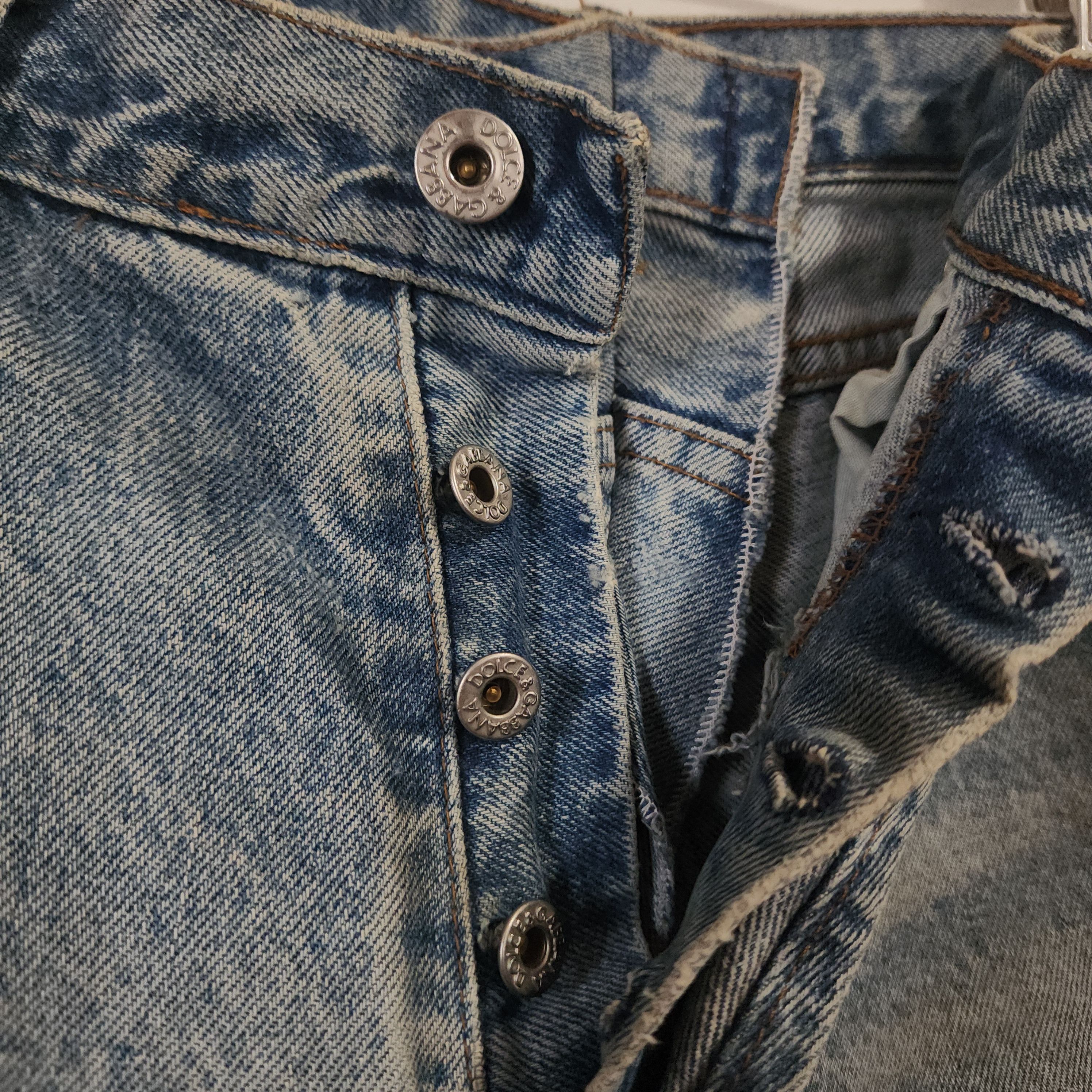 Dolce & Gabbana × Vintage light blue wash vintage D&G jeans Size US 30 / EU 46 - 4 Thumbnail