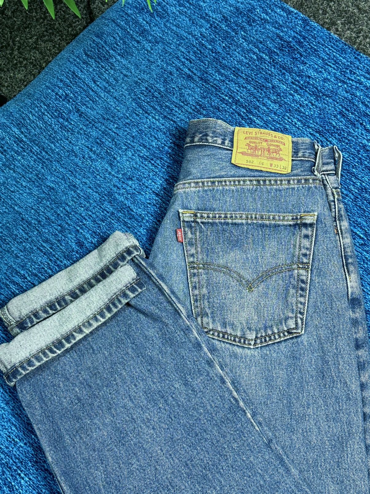 Levi's × Levi's Vintage Clothing × Vintage VINTAGE LEVIS JEANS 582 W33 L32 90s Size US 33 - 9 Thumbnail