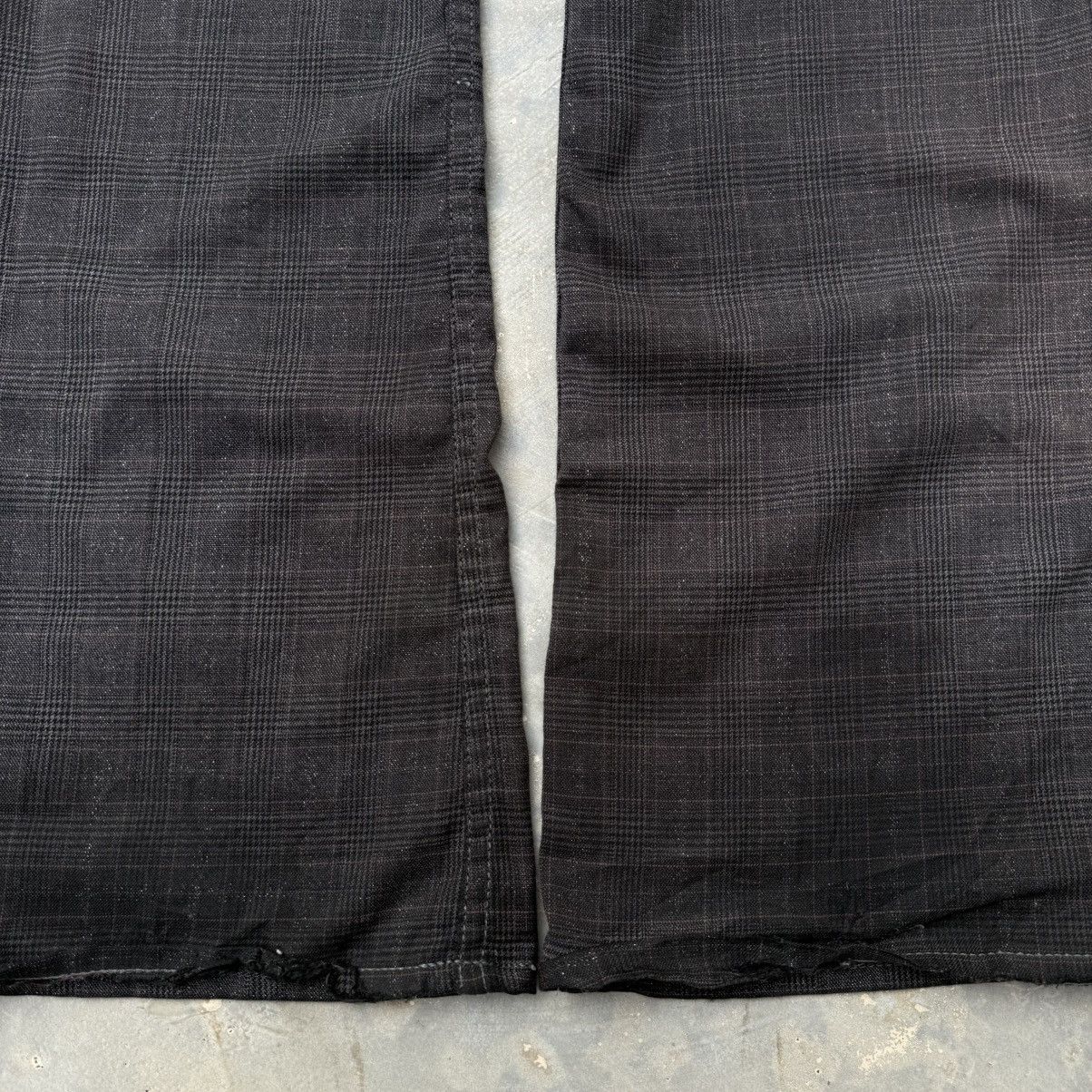 Le Grande Bleu (L.G.B.) Very Rare LGB Plaid Glittery Flare Pants Size 32" / US 10 / IT 46 - 8 Thumbnail
