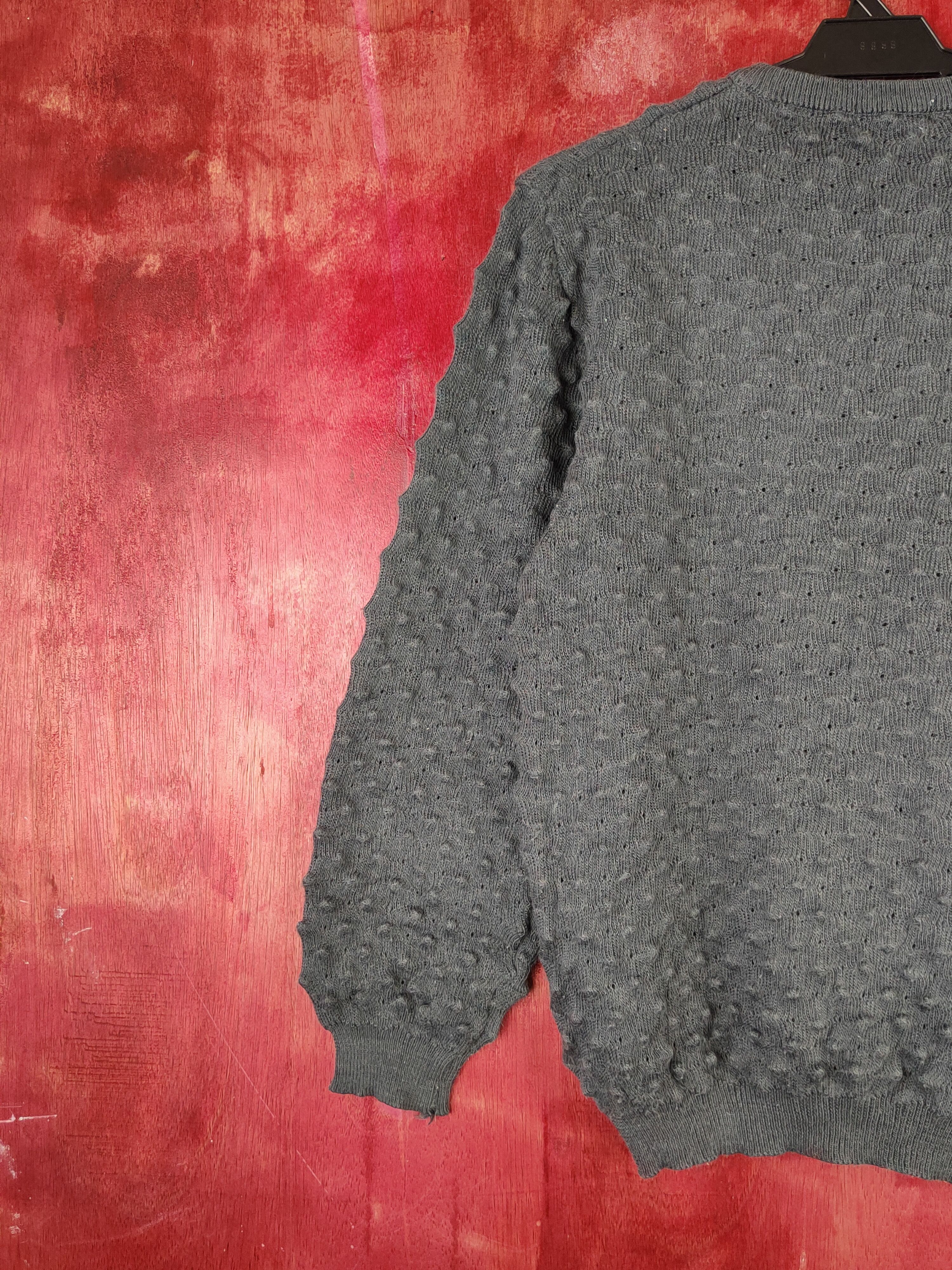 Homespun Knitwear 3D Dots Joli Shrine Dark Gray Knitwear Sweatshirts #SS1689 Size US S / EU 44-46 / 1 - 8 Thumbnail