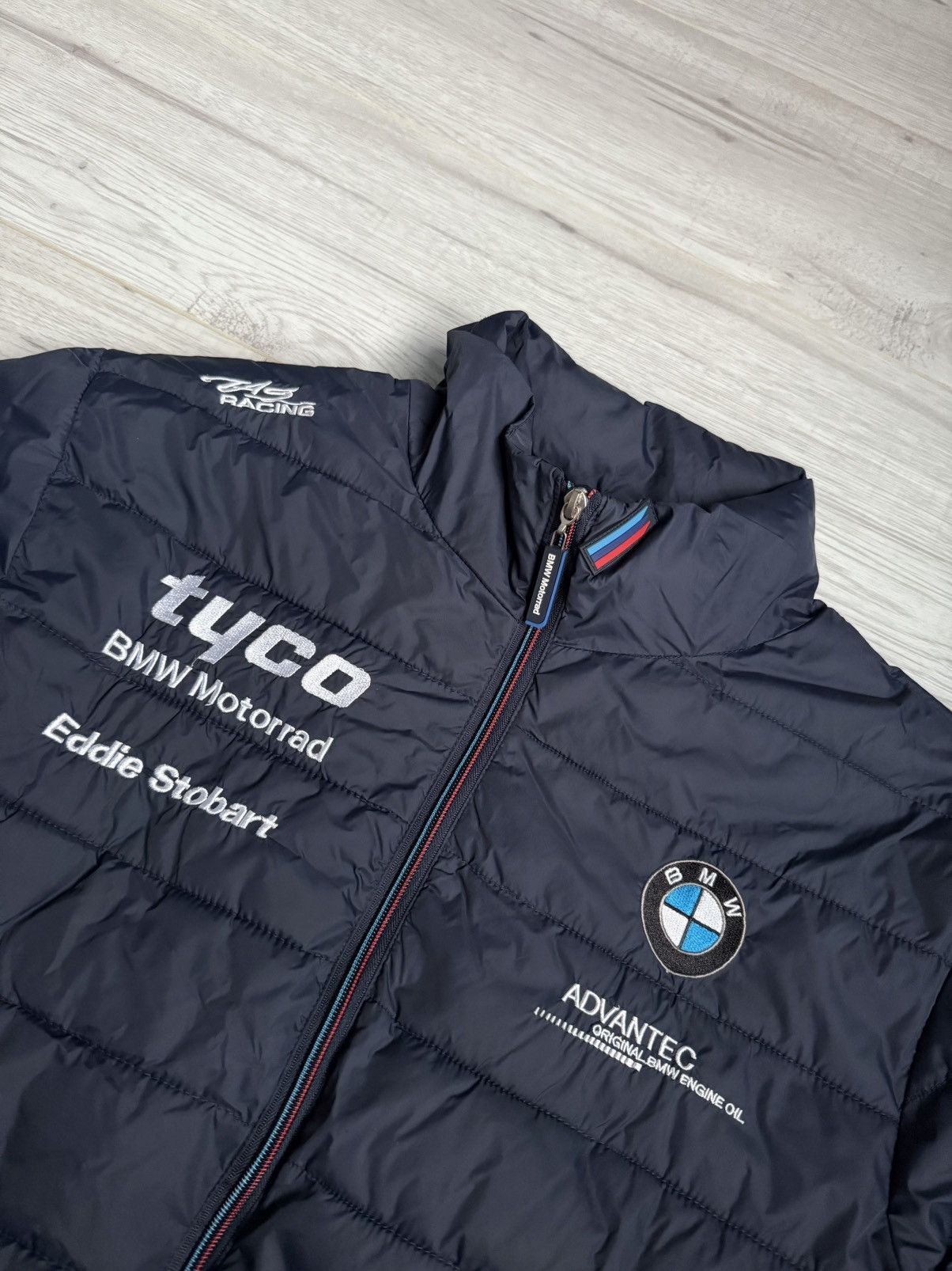 BMW × Vintage Vintage Micro Puffer Jacket BMW tyco motorrad Size US XL / EU 56 / 4 - 3 Thumbnail