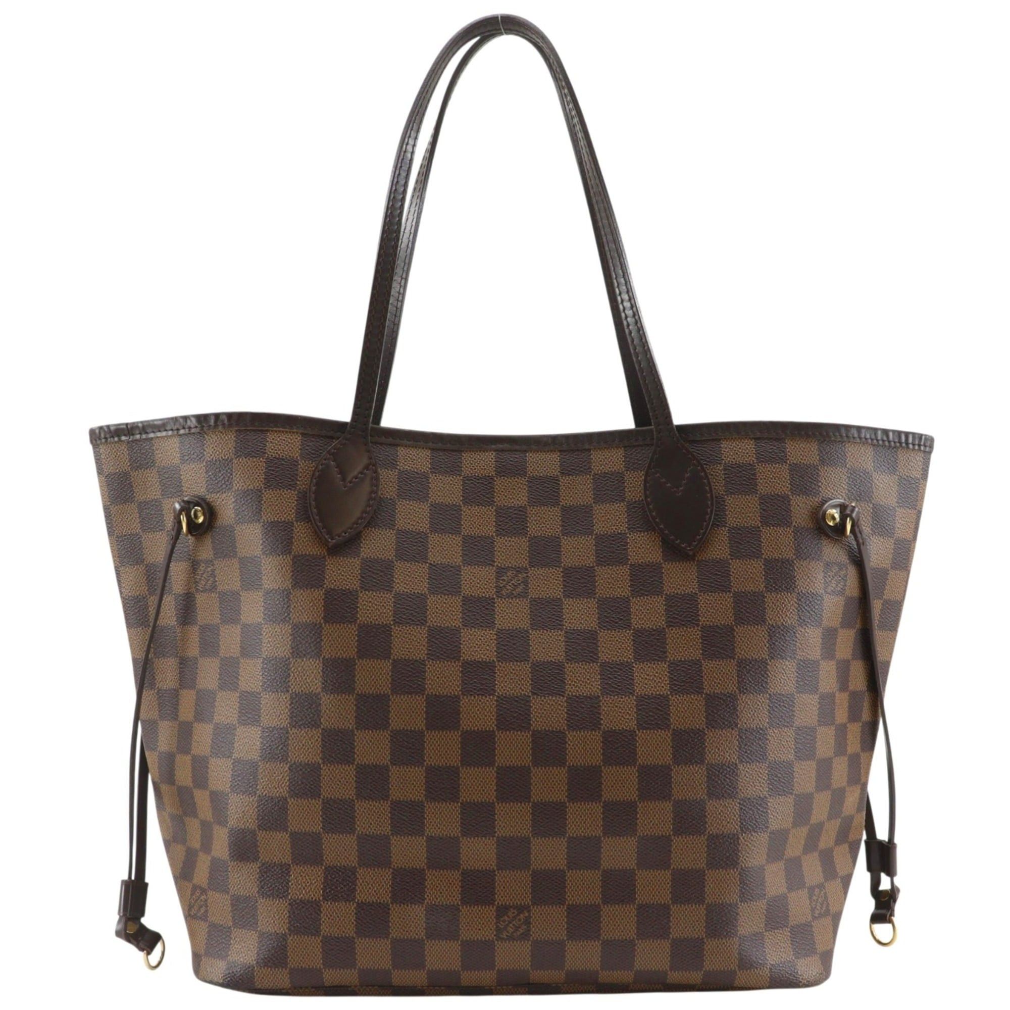 Louis Vuitton Louis Vuitton Neverfull MM Tote Bag N51105 Damier Canvas 2012 Brown GI2102 A4 Unisex Size ONE SIZE - 1 Thumbnail