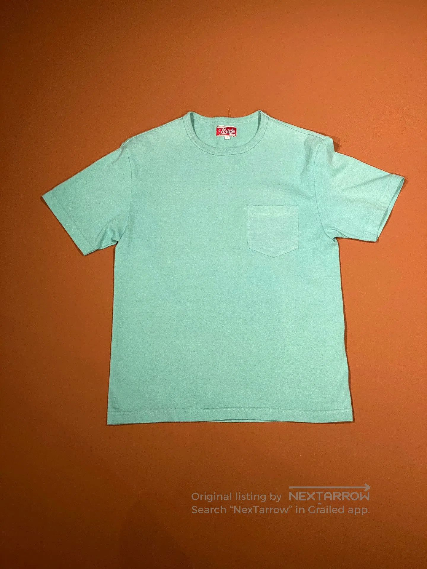 Fortela FORTELA Light Green Front Pocket Short T. Size US M / EU 48-50 / 2 - 1 Thumbnail