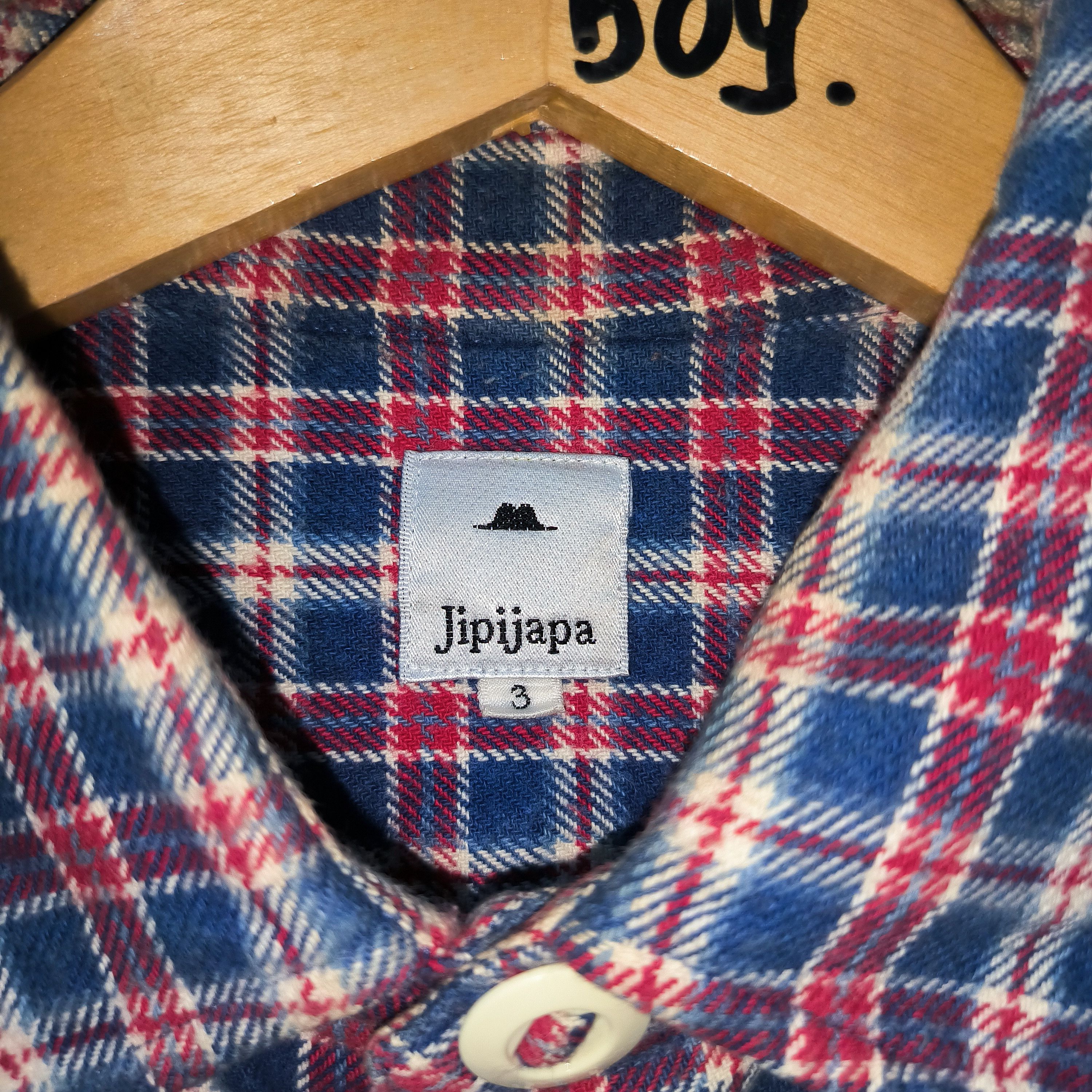 Japanese Brand Jipijapa Flannel Shirt Size US M / EU 48-50 / 2 - 4 Thumbnail
