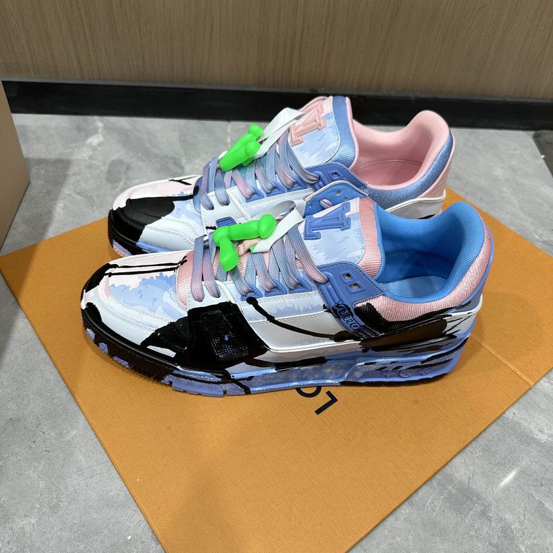 Louis Vuitton Louis Vuitton Trainer Artistic Collaboration Sneakers 0079 Size US 8 / EU 41 - 1 Thumbnail