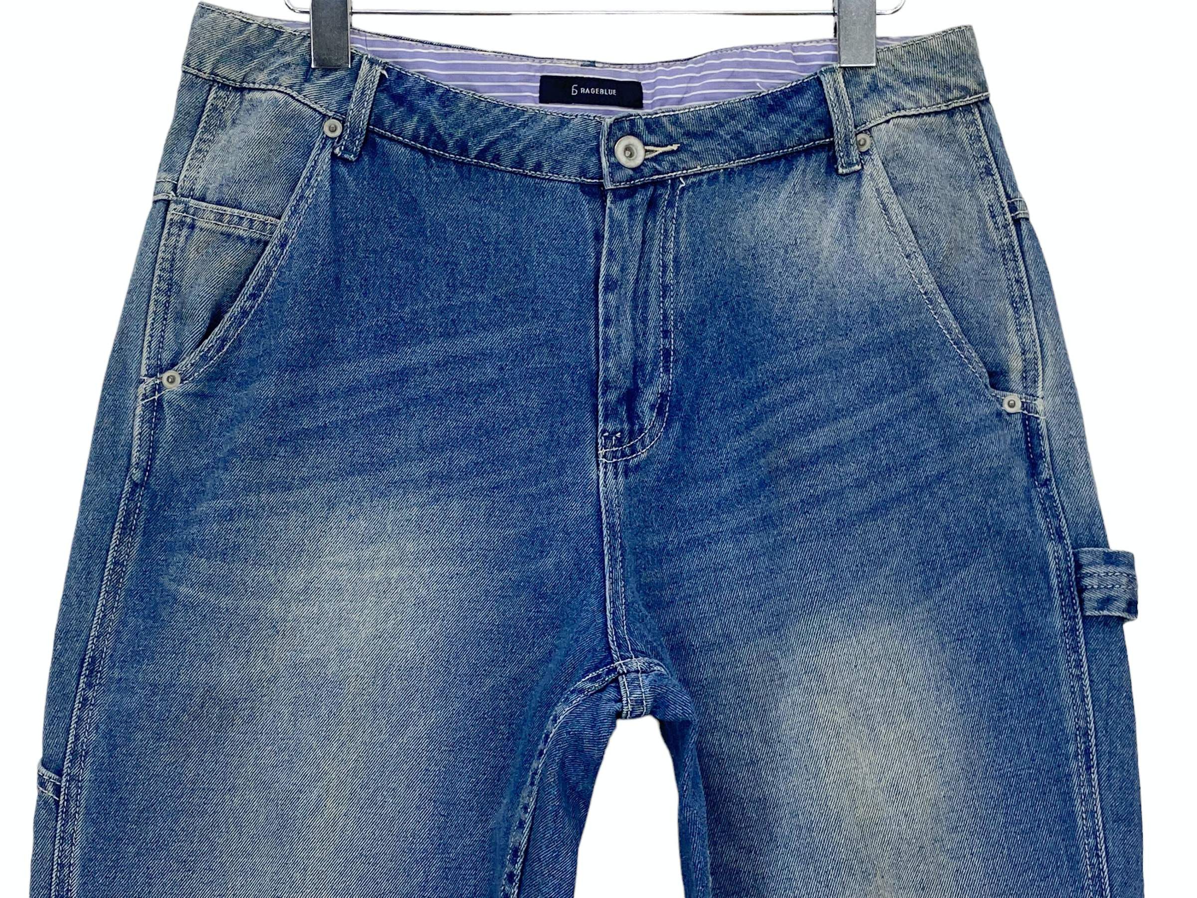 Japanese Brand Carpenter Jeans Liberto Utility Hickory Dungarees Skateboard Size US 32 / EU 48 - 3 Thumbnail