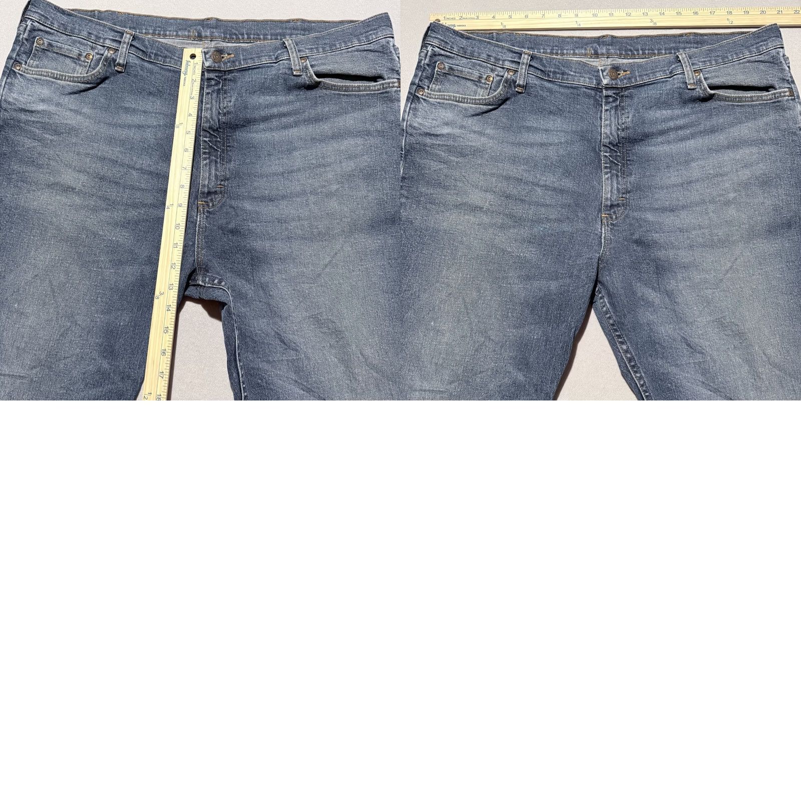 Wrangler Wrangler Jeans Blue Denim High-Rise Classic Straight Fit Zip Fly 42X29 Jeans Men 42 Blue Vintage Wrangler Jeans Mens 42X29 Size US 42 / EU 58 - 9 Thumbnail