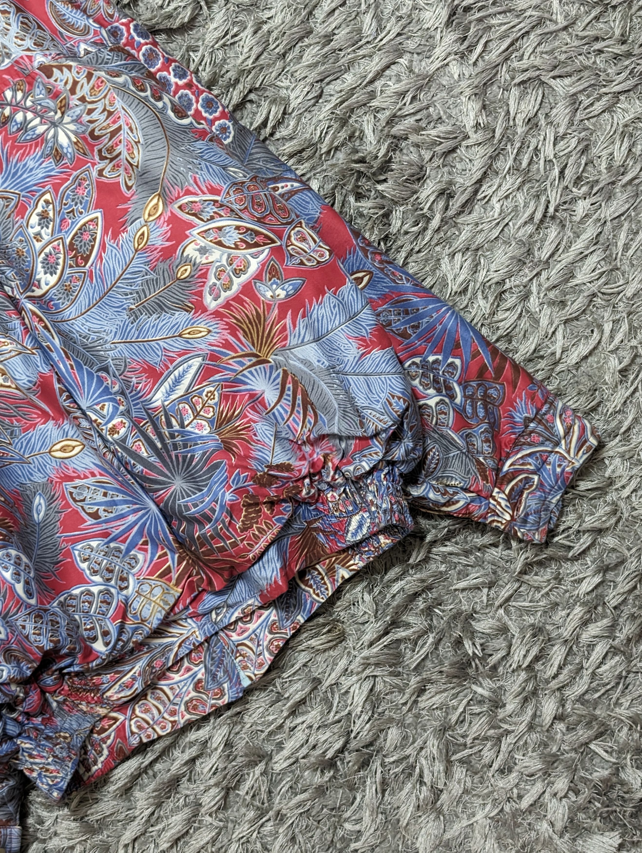Batik Bay Vintage Mega Bali Hand Made Bali Floral Jacket Batik Bomber Size US M / EU 48-50 / 2 - 7 Thumbnail