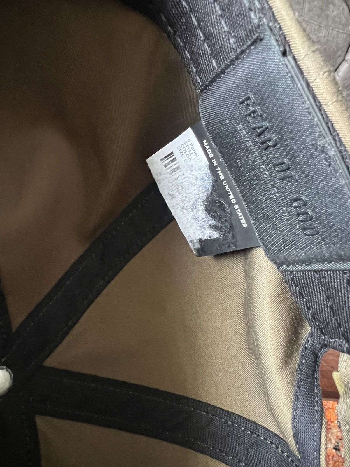 Fear of God Fear of god 5 panel hat Seventh collection Size ONE SIZE - 5 Thumbnail