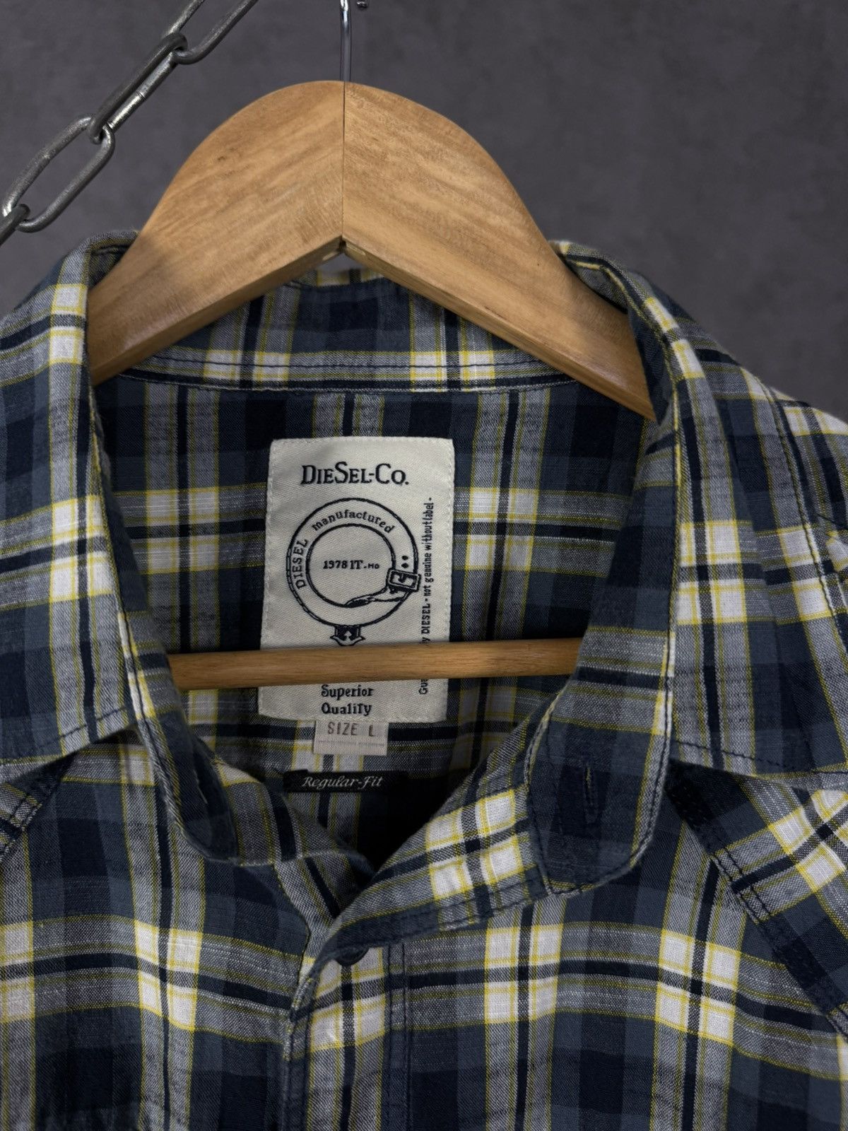 Diesel Diesel luxury designer shirt Size US L / EU 52-54 / 3 - 4 Thumbnail